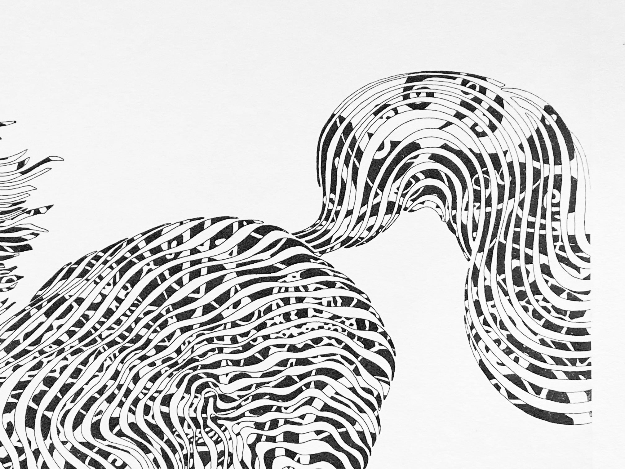 Larlecchino Guillaume Azoulay Etching Artist Hand Signed and Numbered