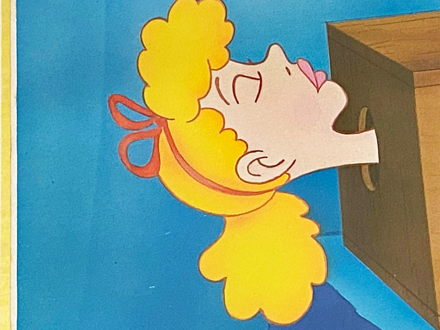 The Great Who-Dood-It Walter Lantz Studios Hand Painted Animation Cel Numbered and Matted