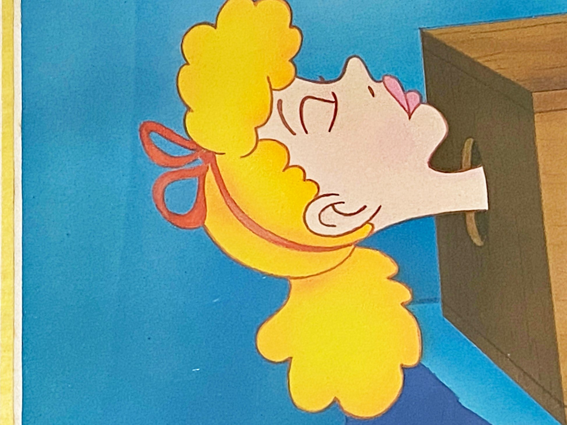 The Great Who-Dood-It Walter Lantz Studios Hand Painted Animation Cel Numbered and Matted