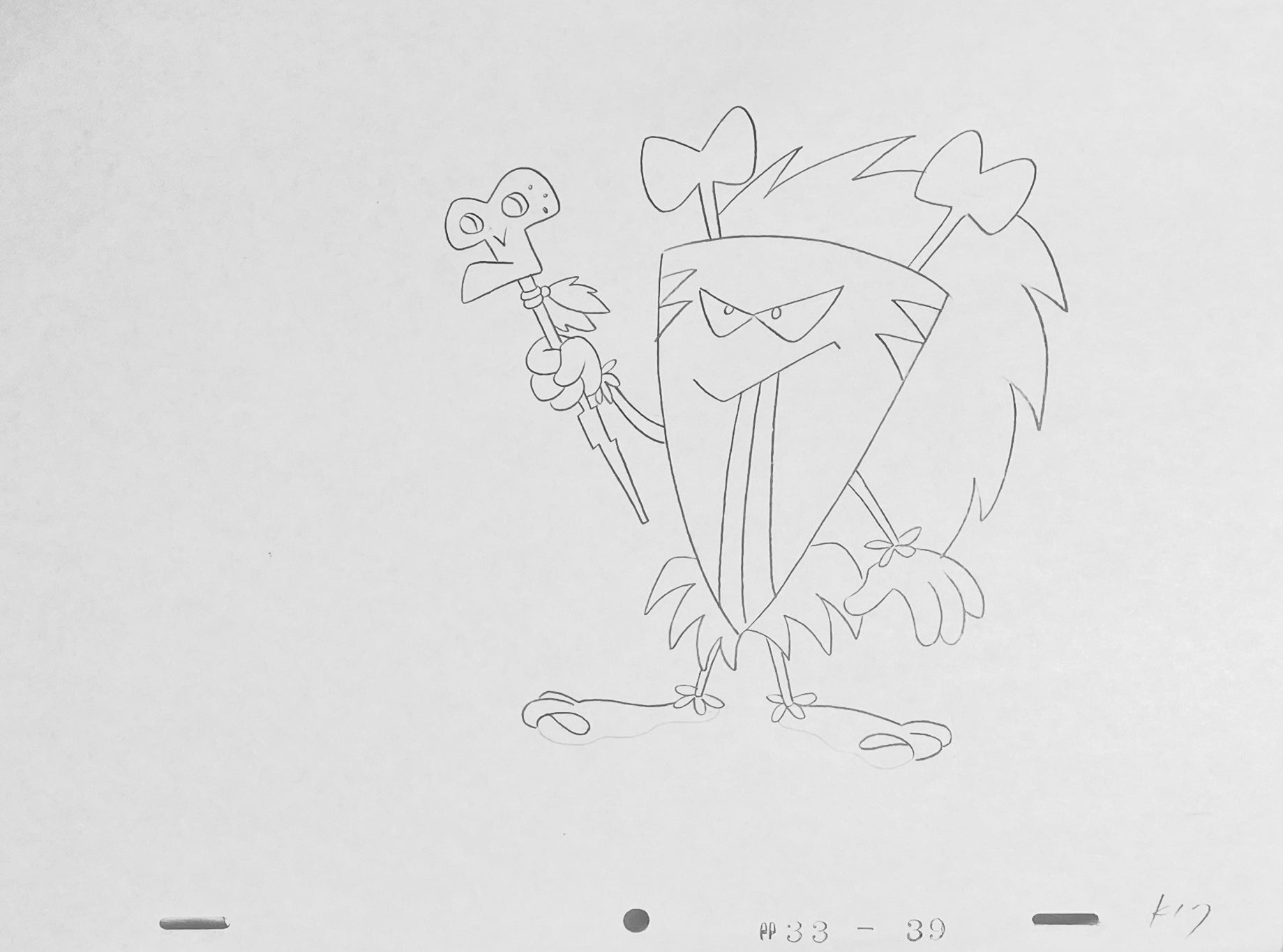 The Pink Panther Show - Full Color Production Animation Cel and Paired Pencil Sketch by MGM/United Artists