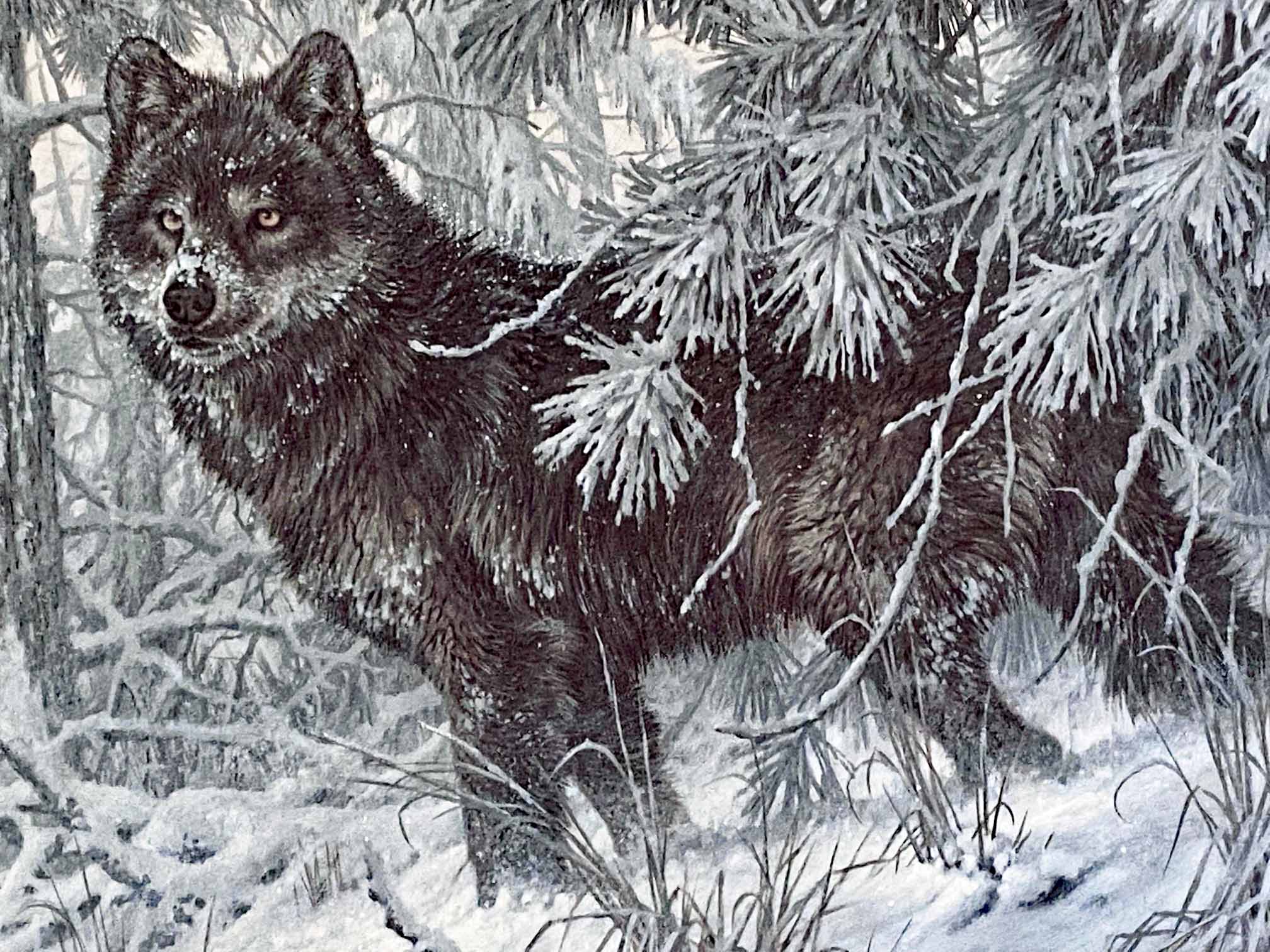 Phantom of the North Larry Fanning Lithograph Print on Paper Artist Hand Signed