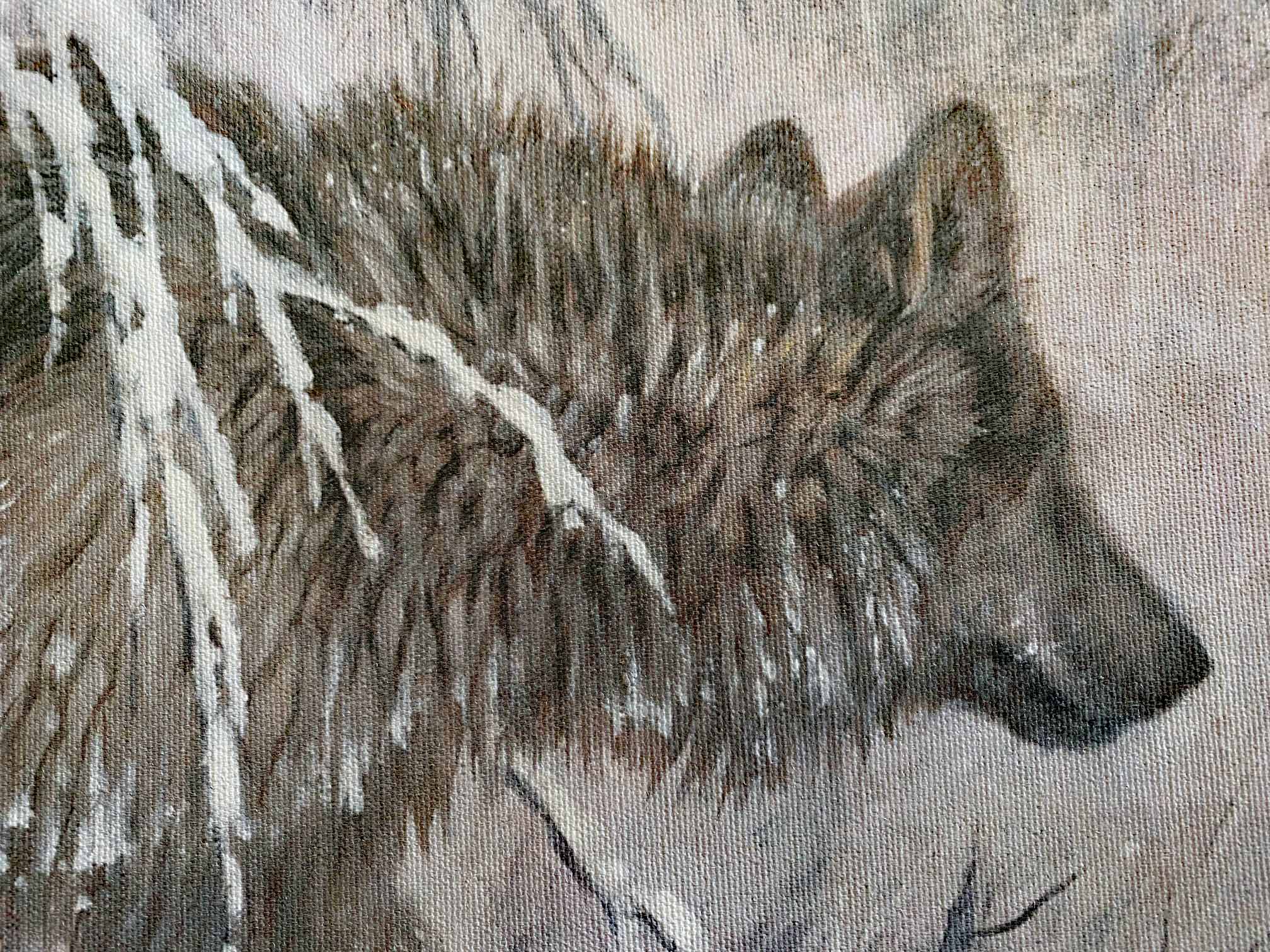 Edge of Winter Larry Fanning Artist Proof Giclée on Canvas Artist Hand Signed and AP Numbered