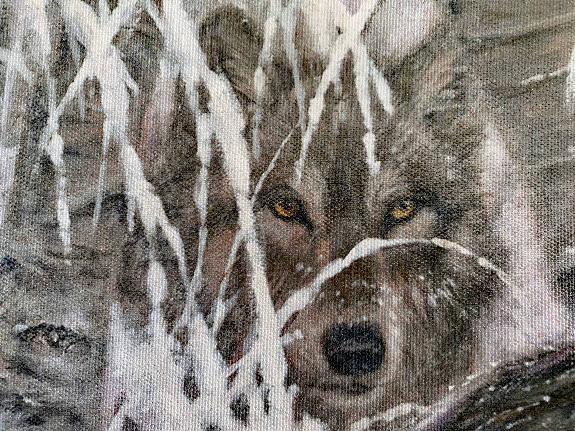 Edge of Winter Larry Fanning Artist Proof Giclée on Canvas Artist Hand Signed and AP Numbered