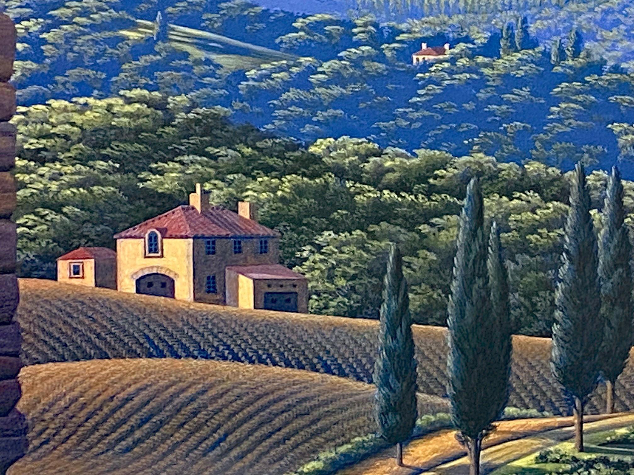 The Towers of San Gimignano Jim Buckels Lithograph Print Artist Hand Signed and Numbered
