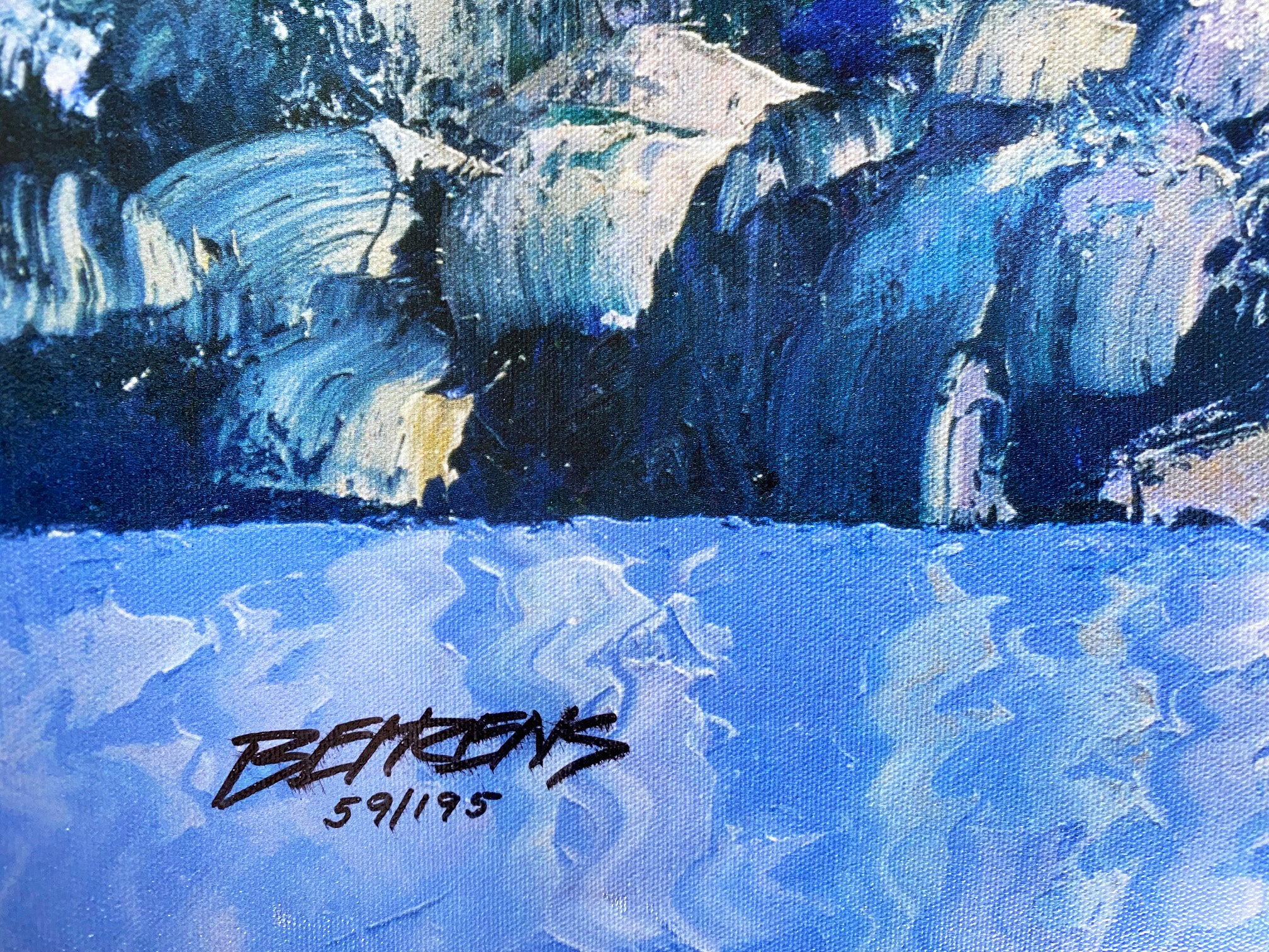 Villas of Italy Howard Behrens Canvas Giclée Artist Hand Signed and Numbered