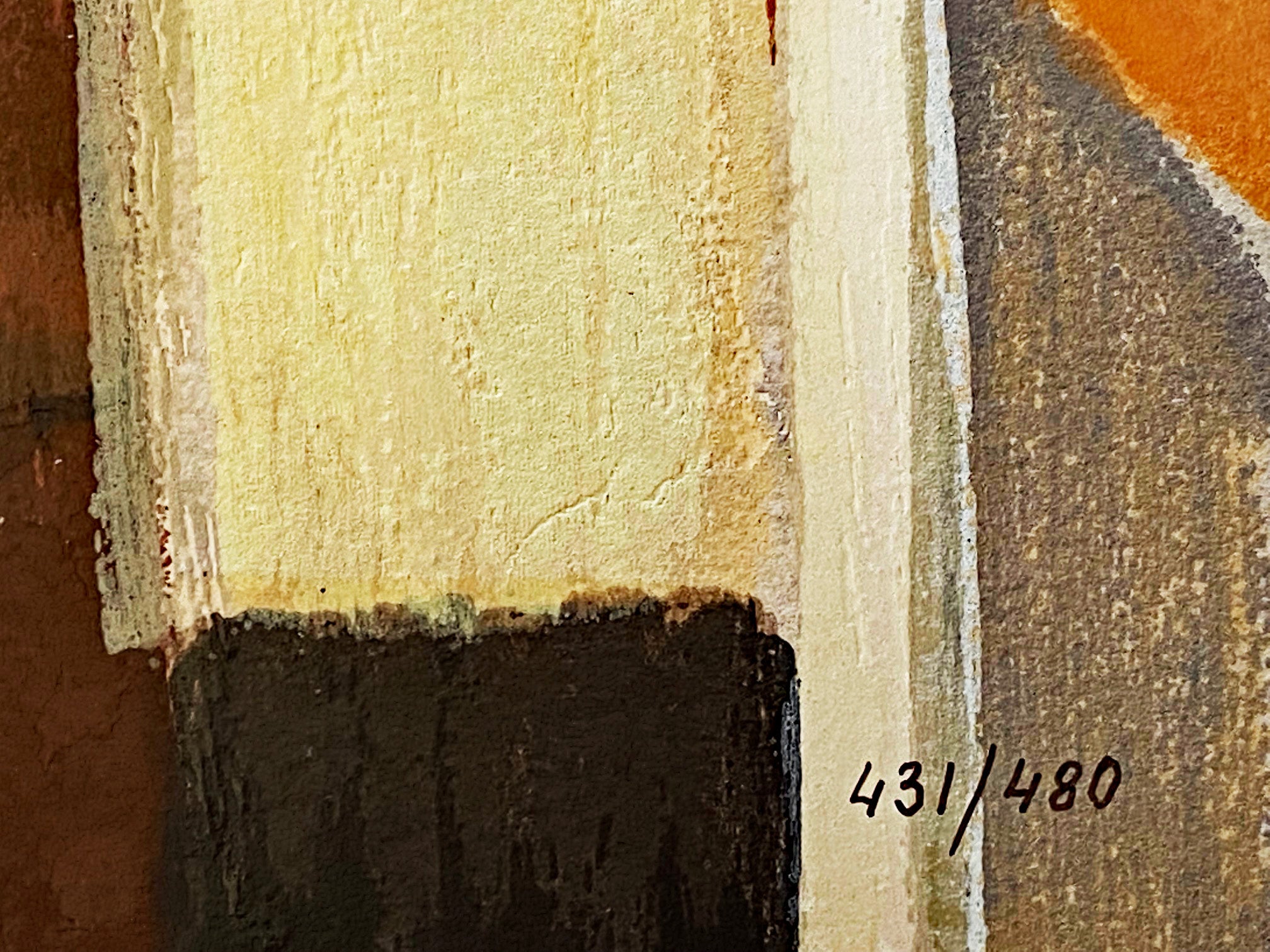 Untitled Yuri Tremler Serigraph Print Artist Hand Signed and Numbered