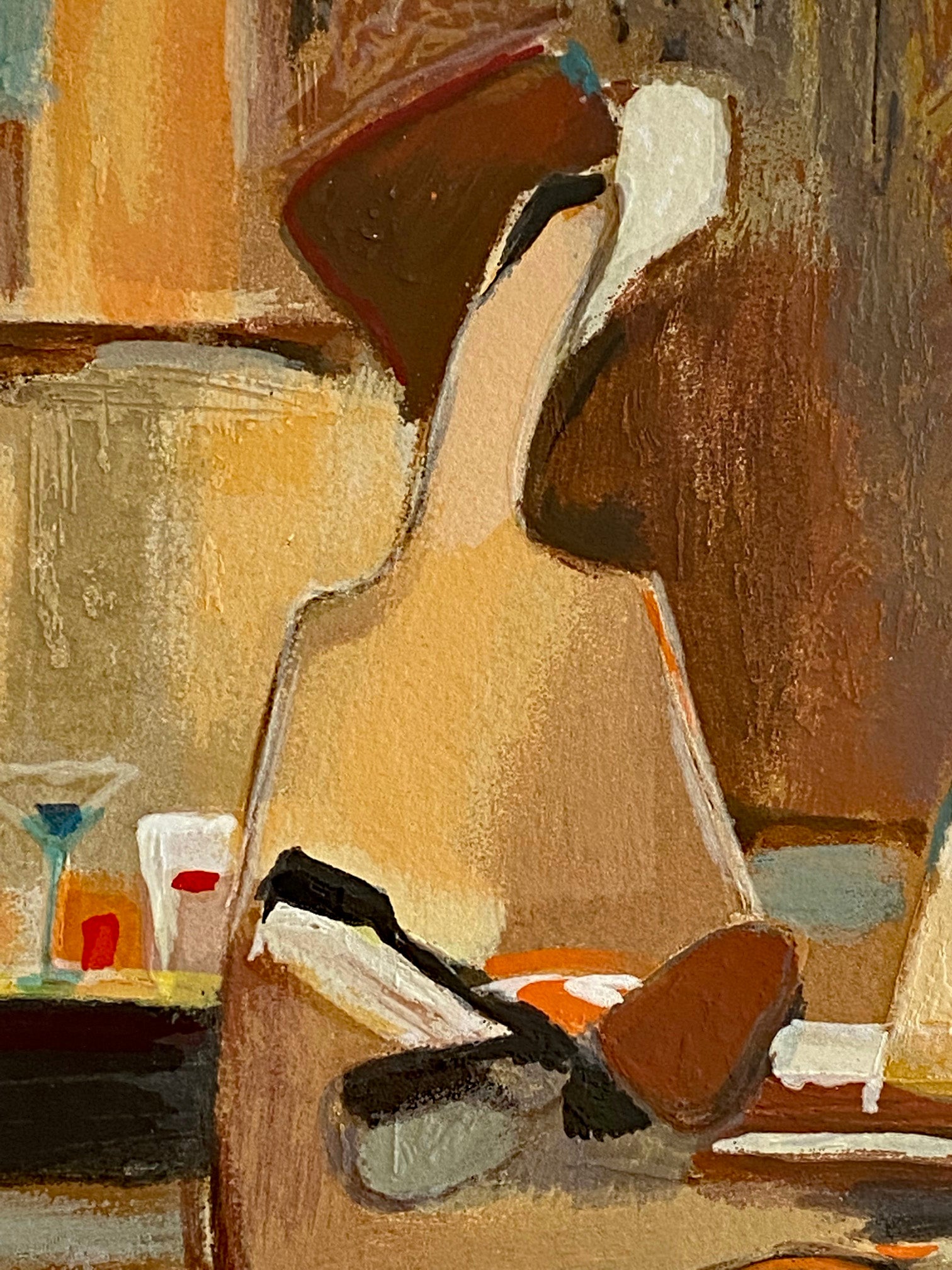 Ladies Lunch Yuri Tremler Serigraph Print Artist Hand Signed Numbered