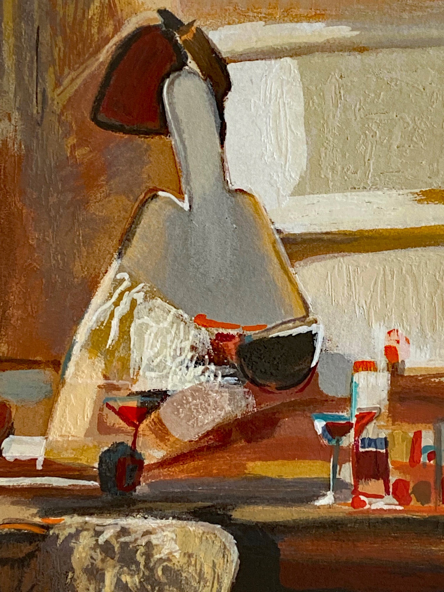 Ladies Lunch Yuri Tremler Serigraph Print Artist Hand Signed Numbered