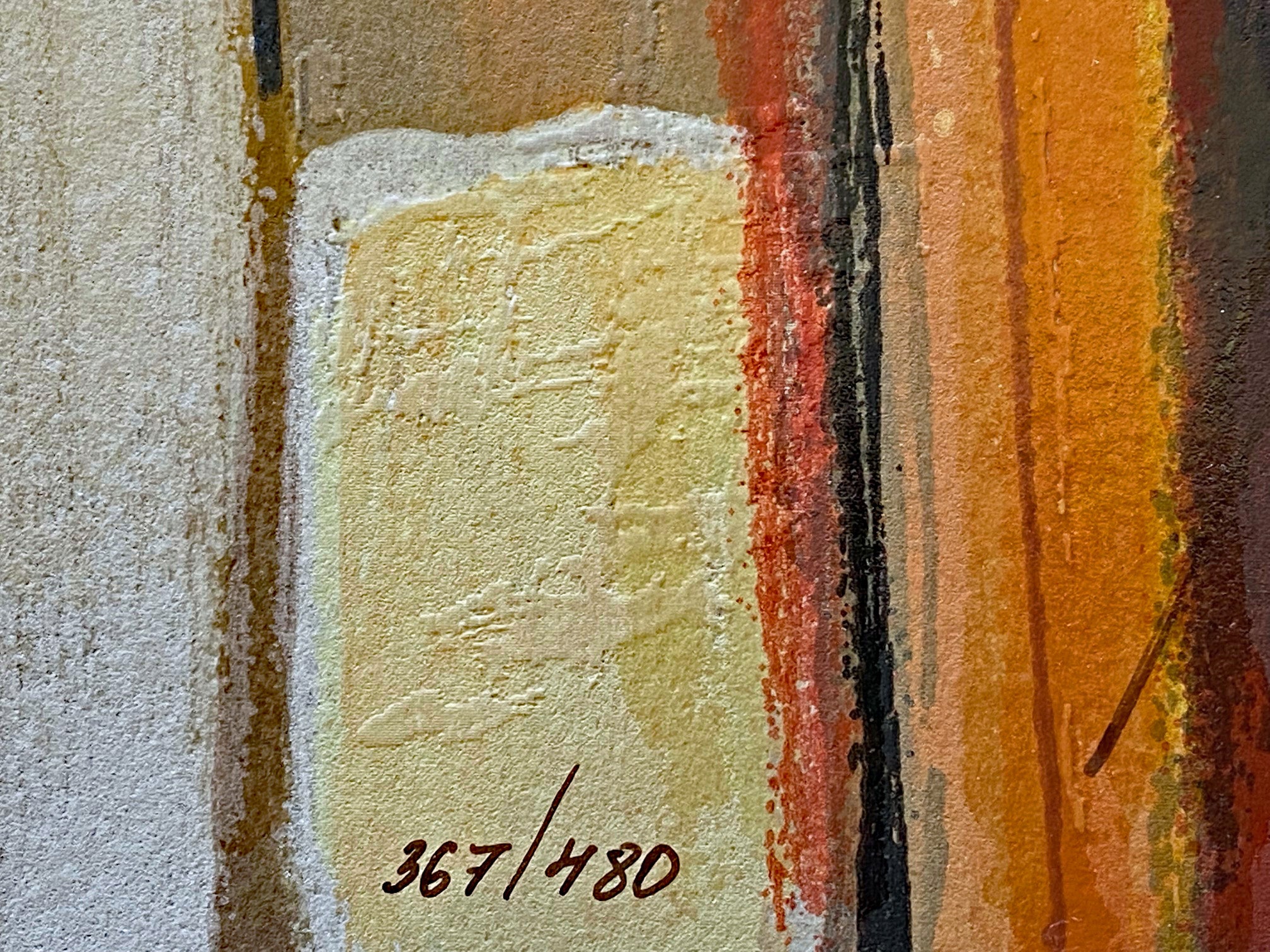 Untitled Yuri Tremler Serigraph Print Artist Hand Signed and Numbered