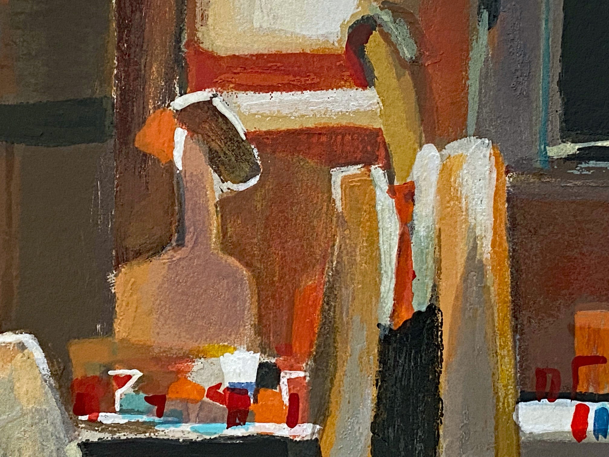 Untitled Yuri Tremler Serigraph Print Artist Hand Signed and Numbered