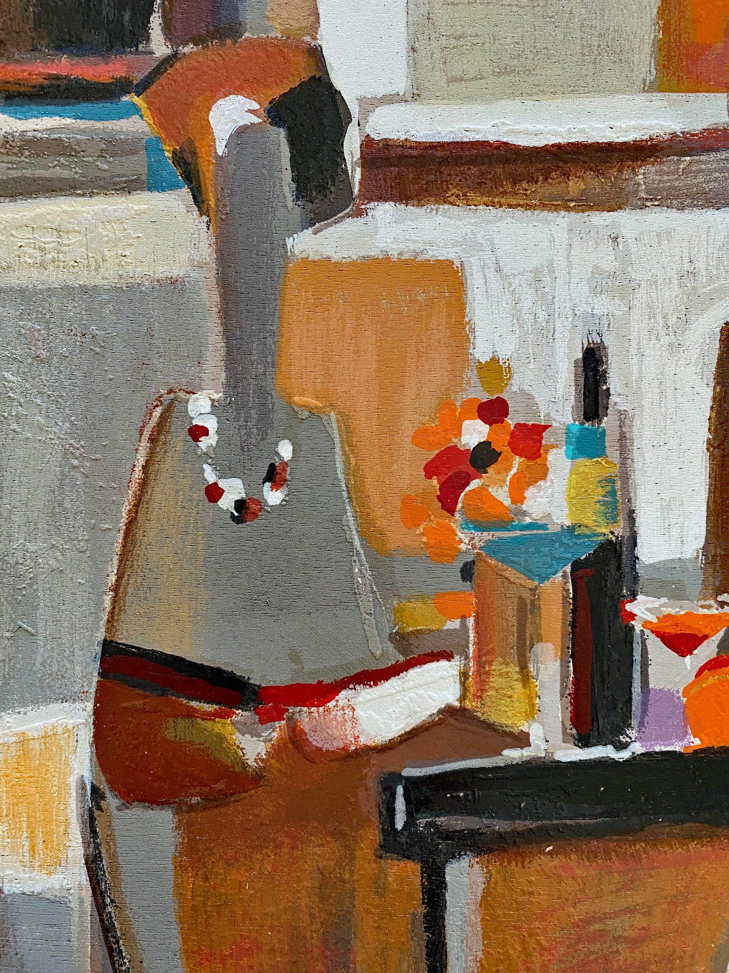 Untitled Limited Edition Serigraph on Wood Panel by Yuri Tremler