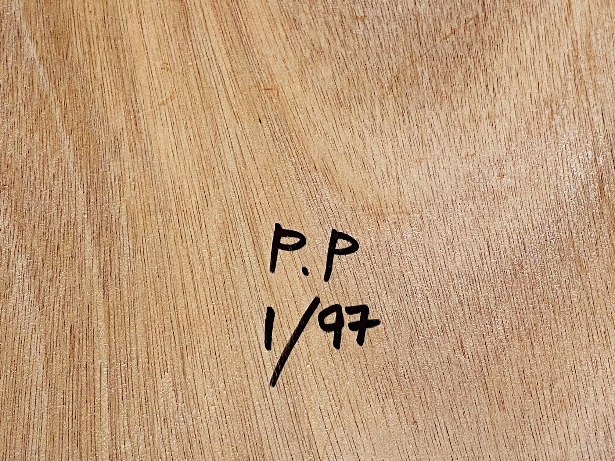 Untitled Yuri Tremler Serigraph on Wood Panel Artist Hand Signed and Numbered