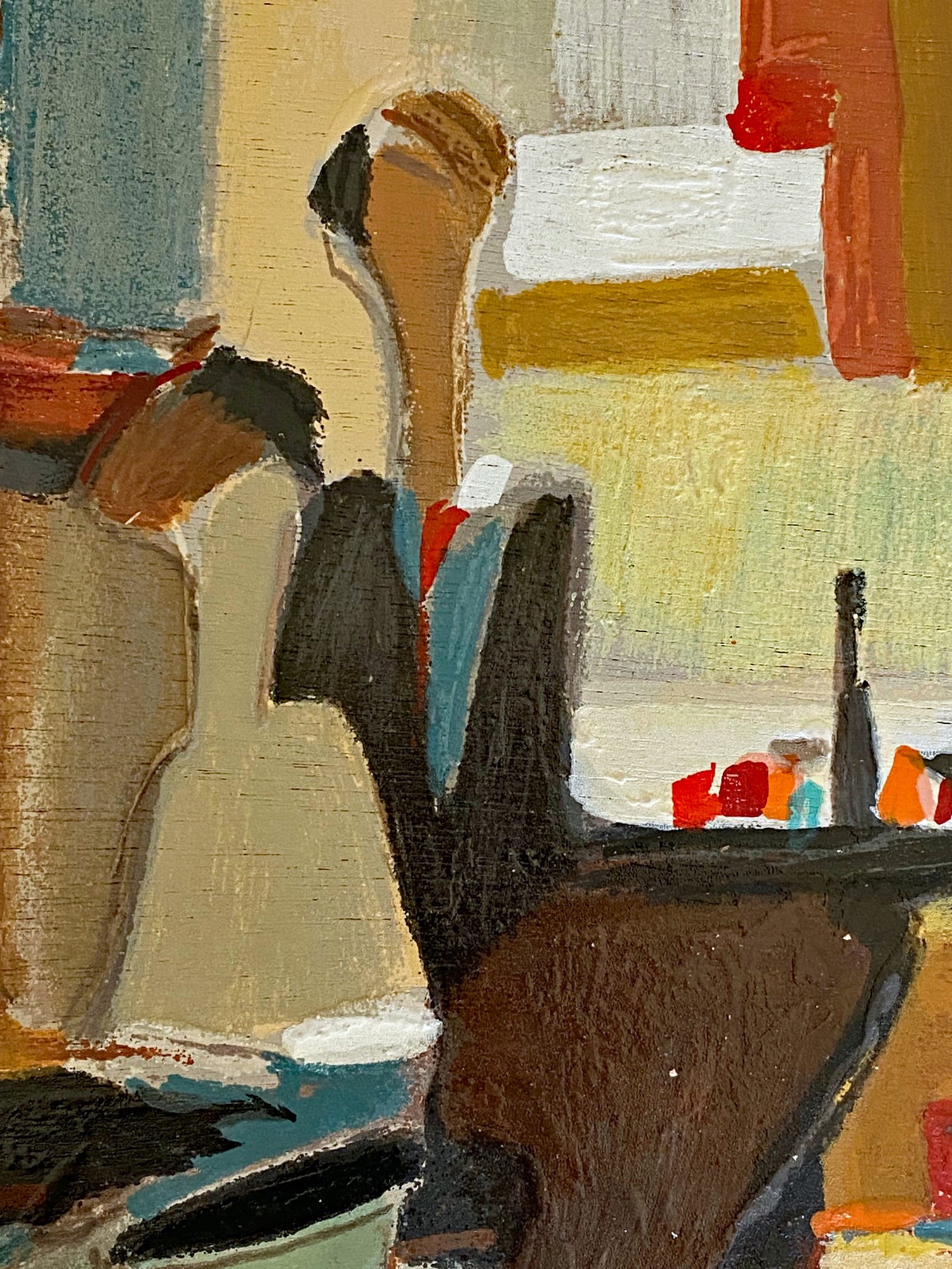 Untitled Yuri Tremler Serigraph on Wood Panel Artist Hand Signed and Numbered