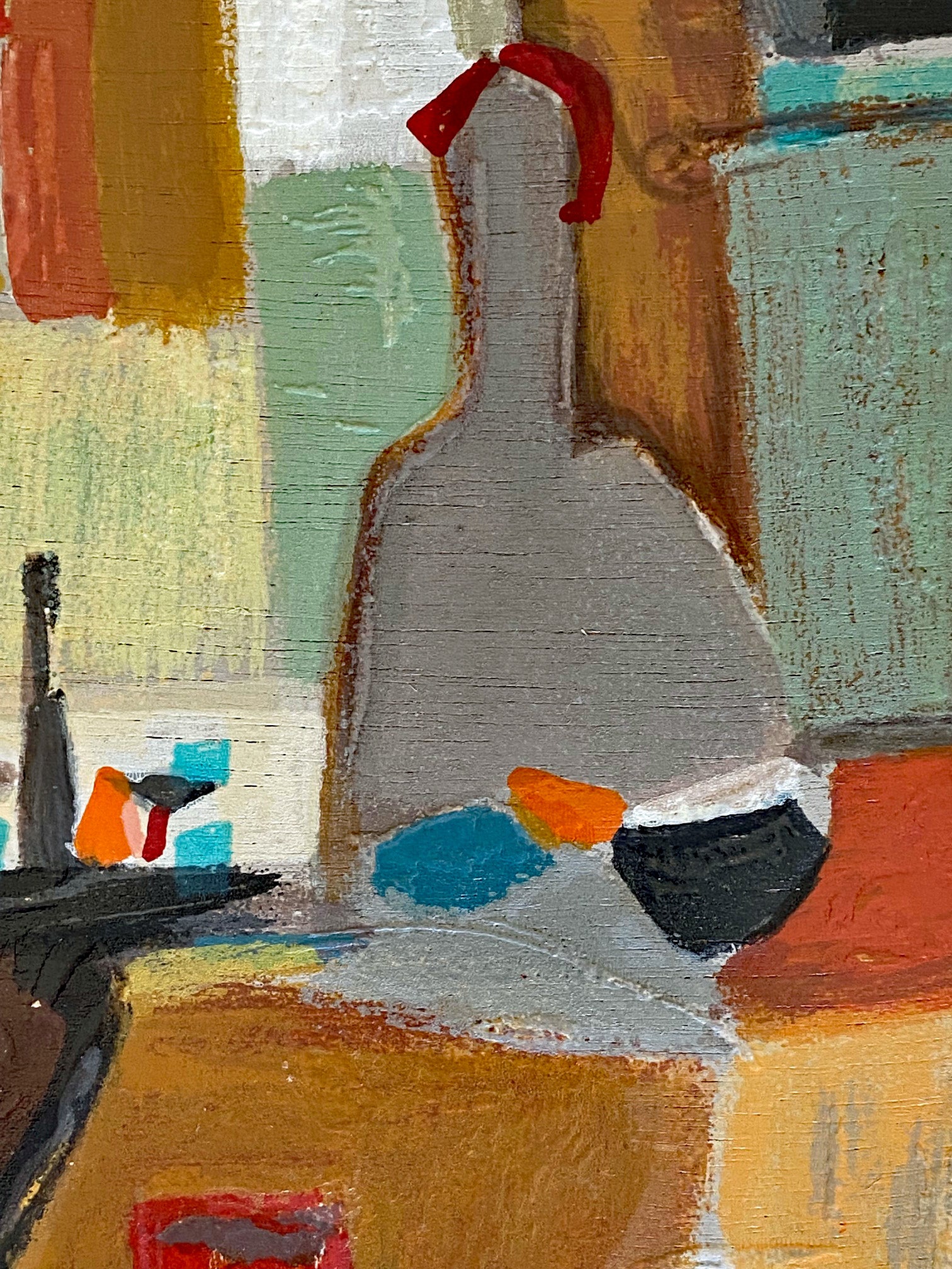 Untitled Yuri Tremler Serigraph on Wood Panel Artist Hand Signed and Numbered