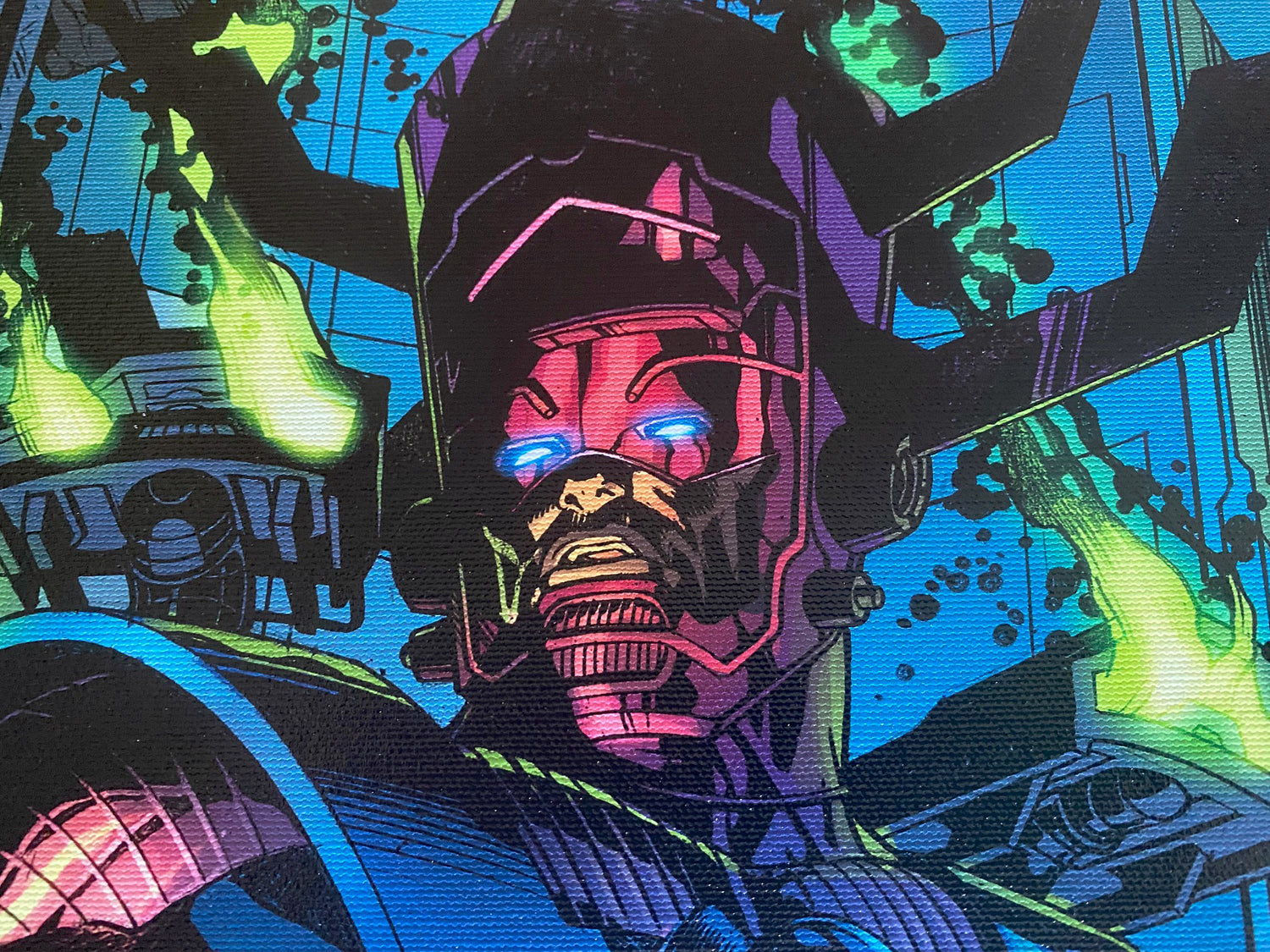 Fantastic Four 571 Marvel Comics Artist Dale Eaglesham Canvas Giclée Print Numbered