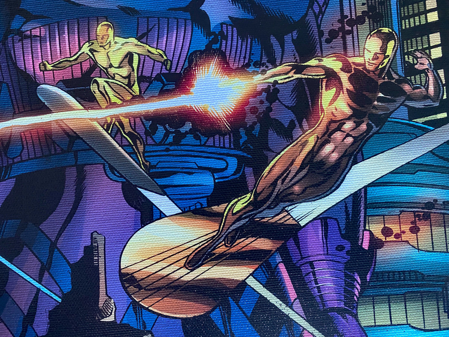 Fantastic Four 571 Marvel Comics Artist Dale Eaglesham Canvas Giclée Print Numbered