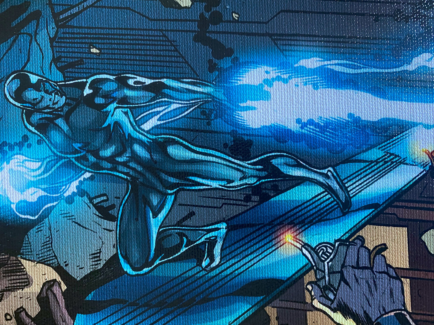 Fantastic Four 571 Marvel Comics Artist Dale Eaglesham Canvas Giclée Print Numbered