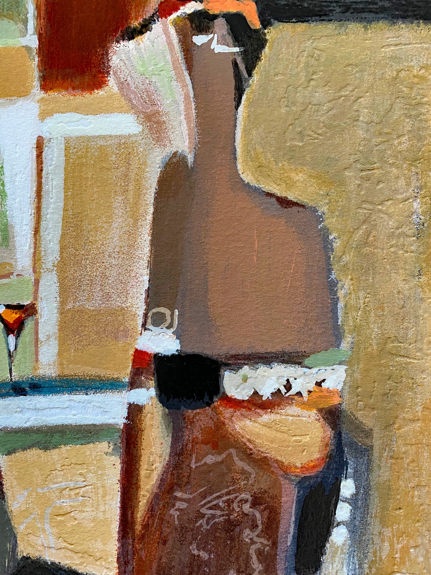 Bar Scene II Yuri Tremler Serigraph Print Artist Hand Signed and Numbered
