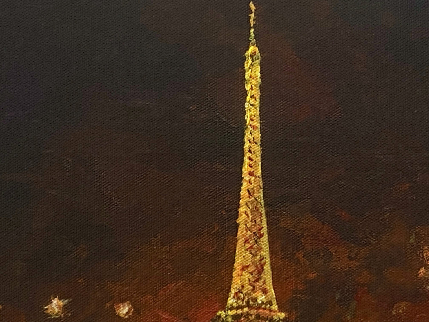 Twilight on the Seine I Howard Behrens Hand Embellished Canvas Giclée Print Artist Hand Signed and Numbered