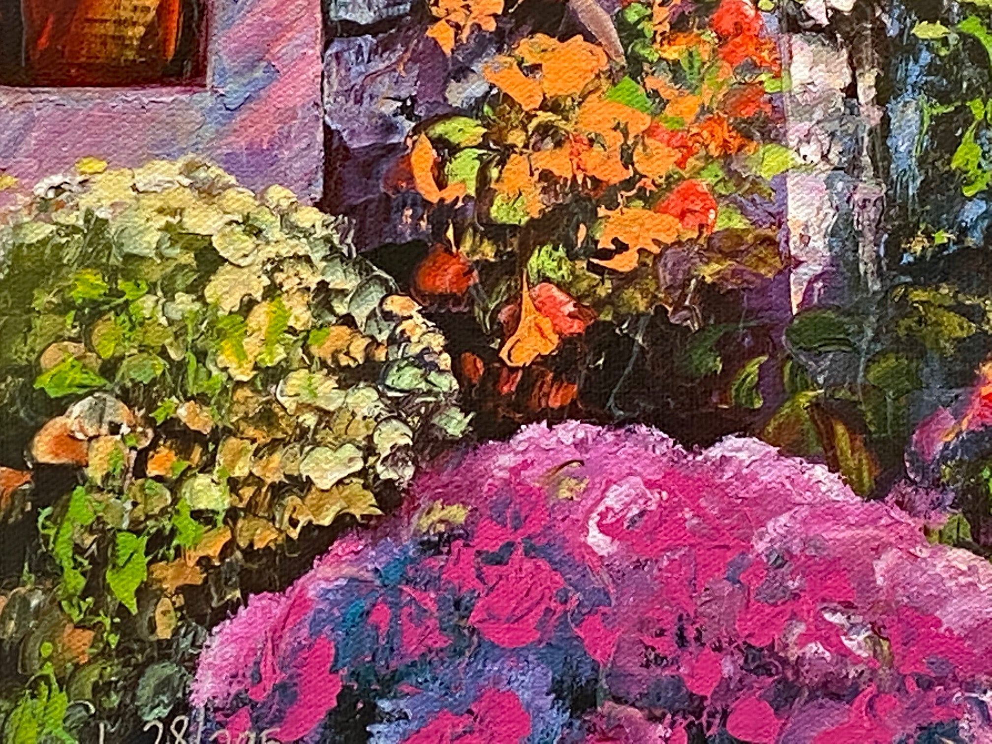 Blissful Burgundy Howard Behrens Canvas Giclée Numbered with Artist Authorized Signature