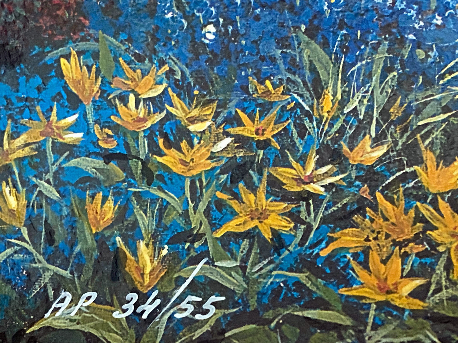 Castle in the Woods Anatoly Metlan Artist Proof Lithograph Print Artist Hand Signed and AP Numbered