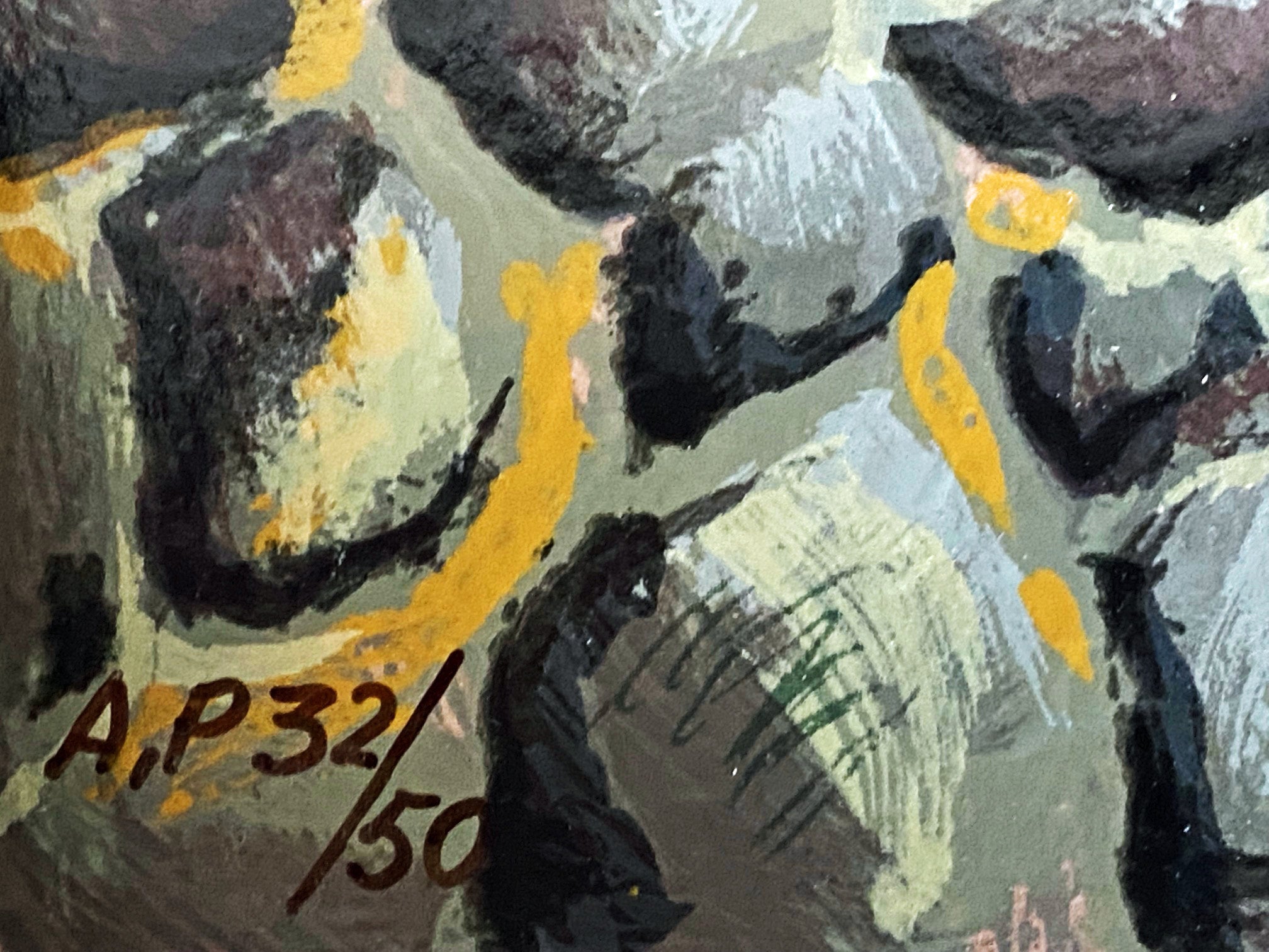 Country House Anatoly Metlan Artist Proof Serigraph Print Artist Hand Signed and AP Numbered