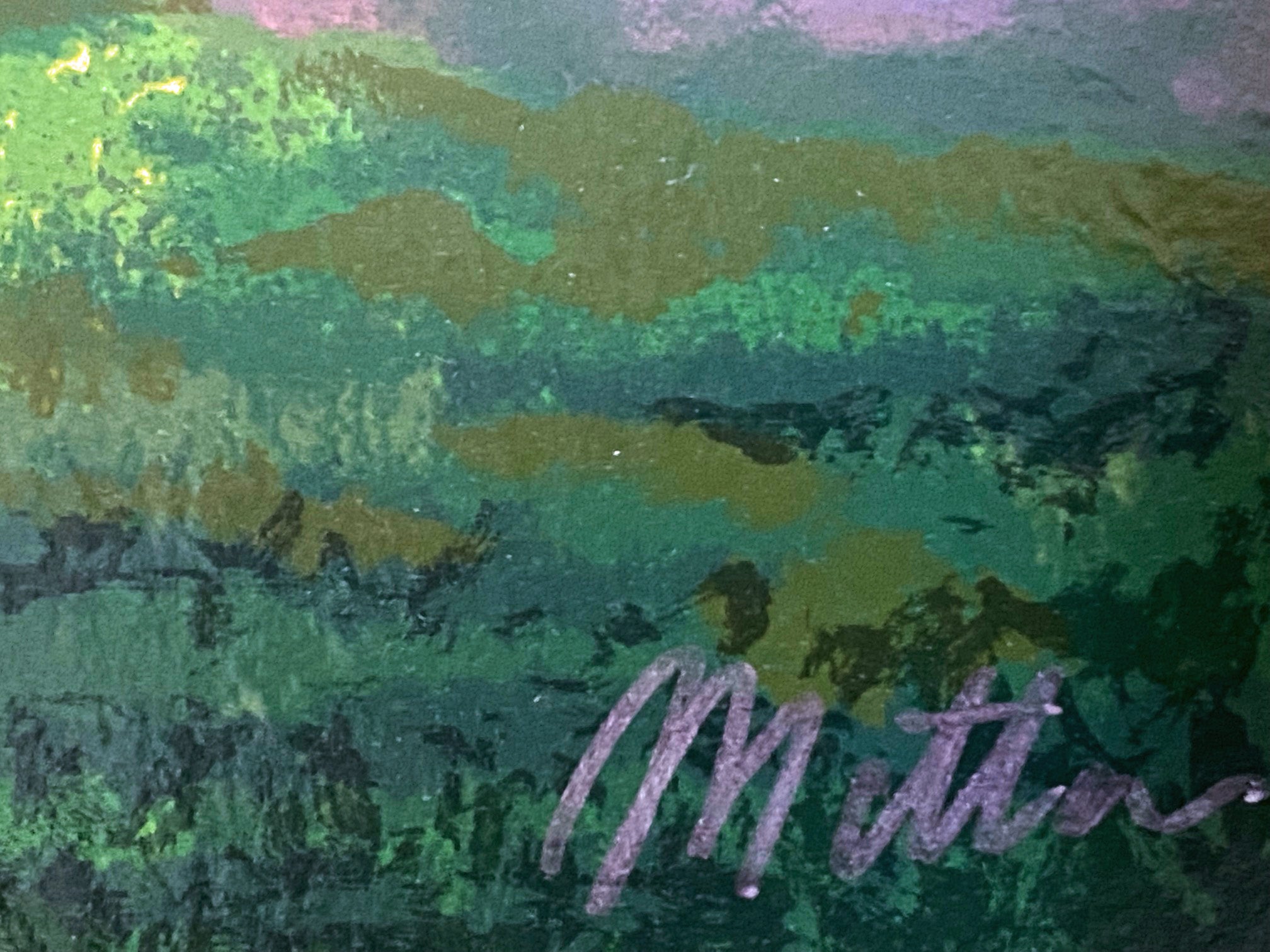 Country House Anatoly Metlan Artist Proof Serigraph Print Artist Hand Signed and AP Numbered