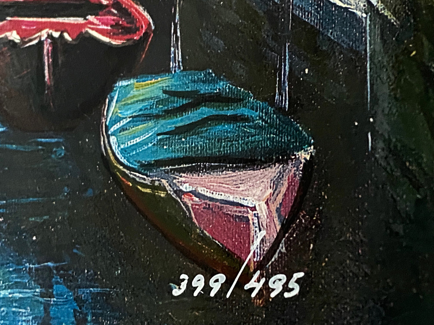 Venice Anatoly Metlan Serigraph Print Artist Hand Signed and Numbered