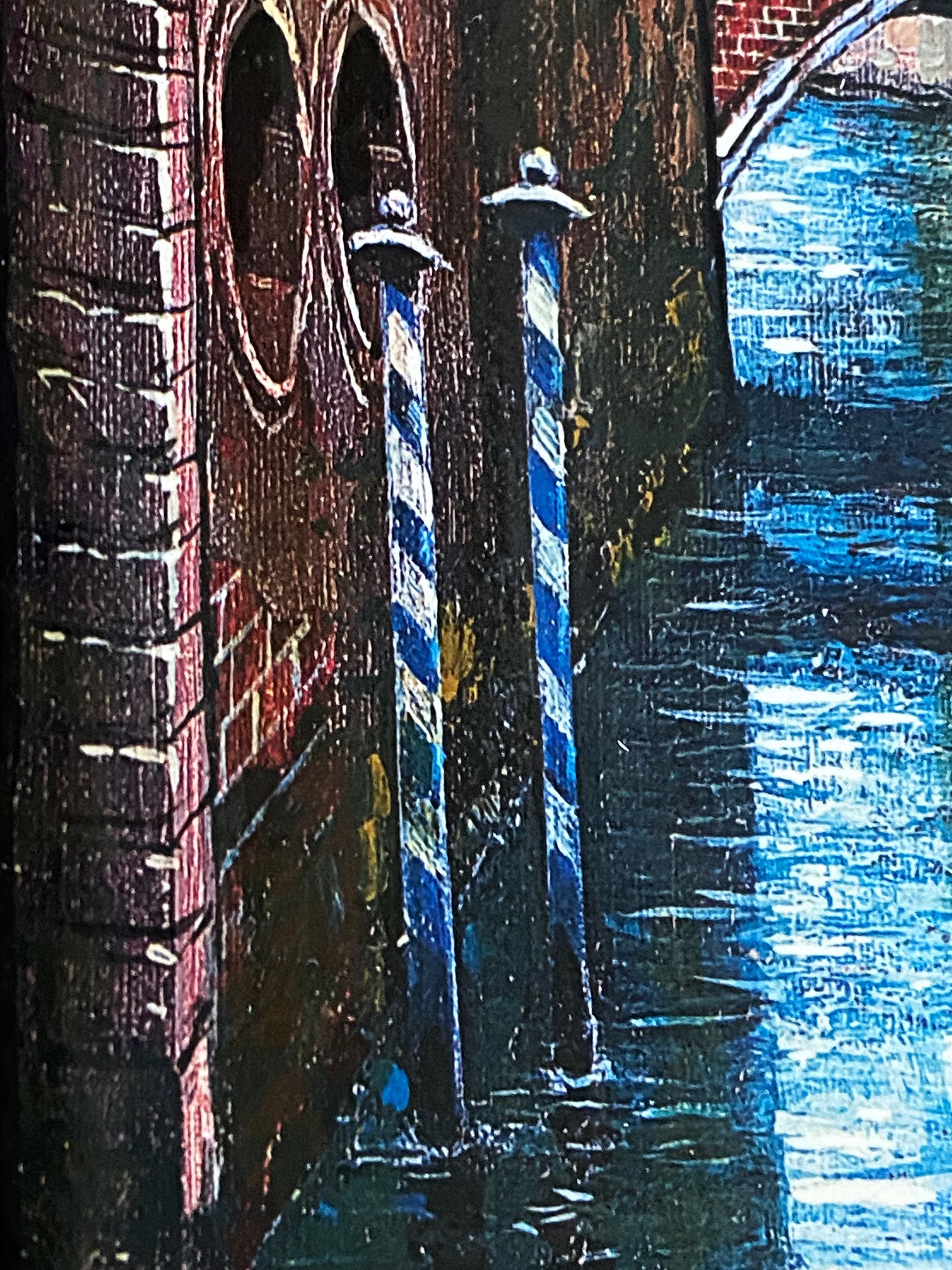 Venice Anatoly Metlan Serigraph Print Artist Hand Signed and Numbered