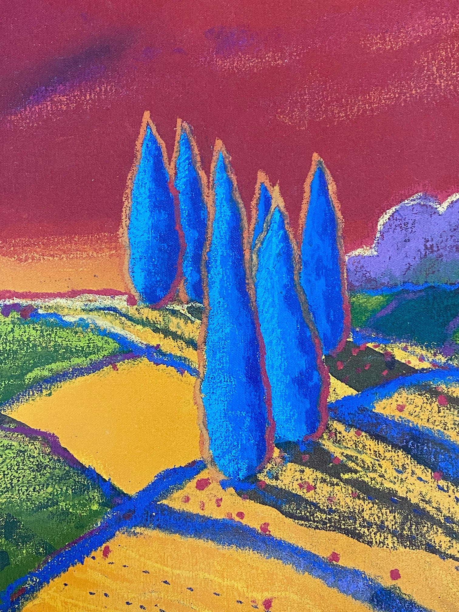 Waiting B H Brody Serigraph on Canvas Print Artist Hand Signed and Numbered