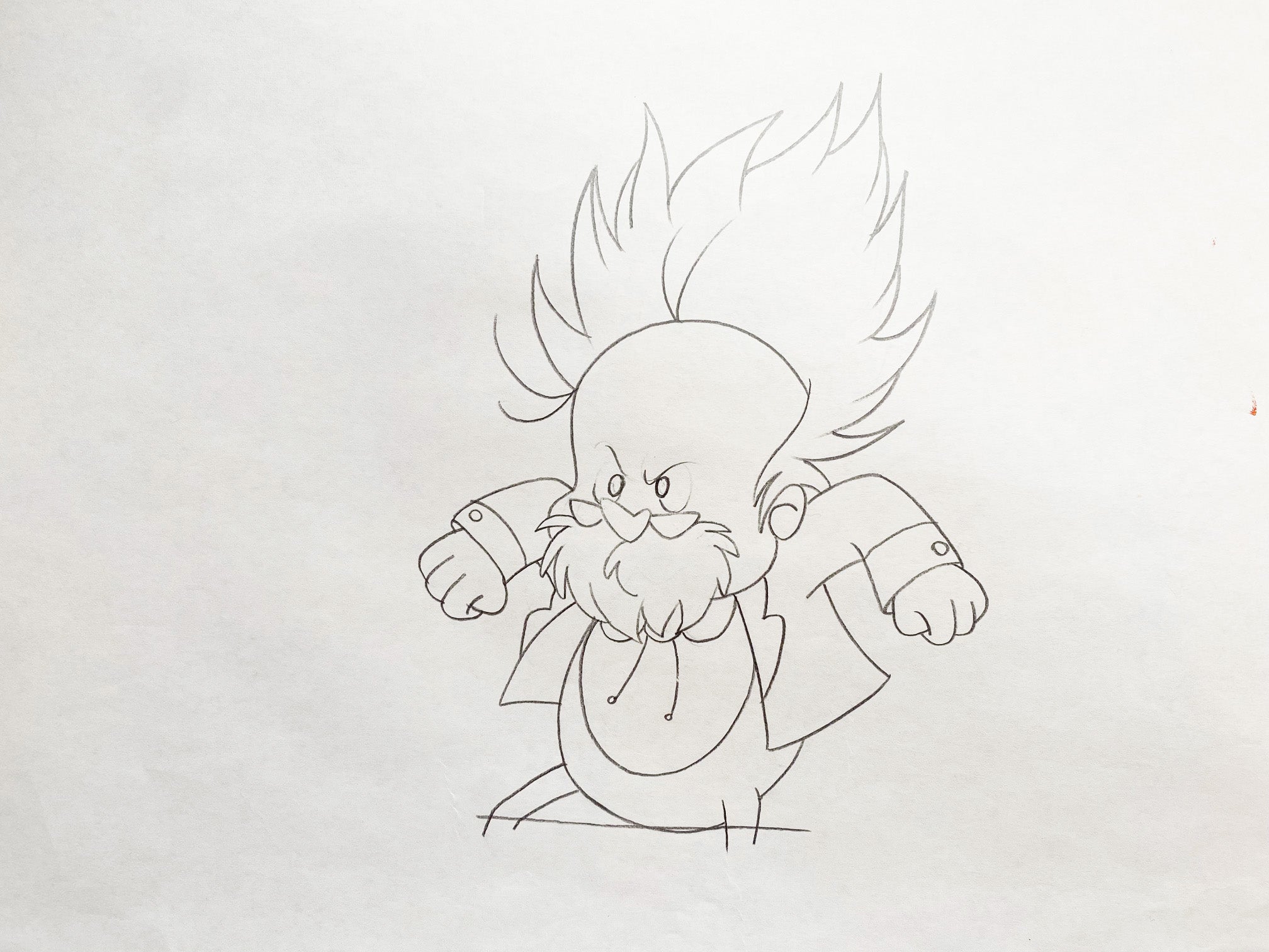 The Pink Panther Show MGM United Artists Production Animation Cel and Paired Pencil Sketch