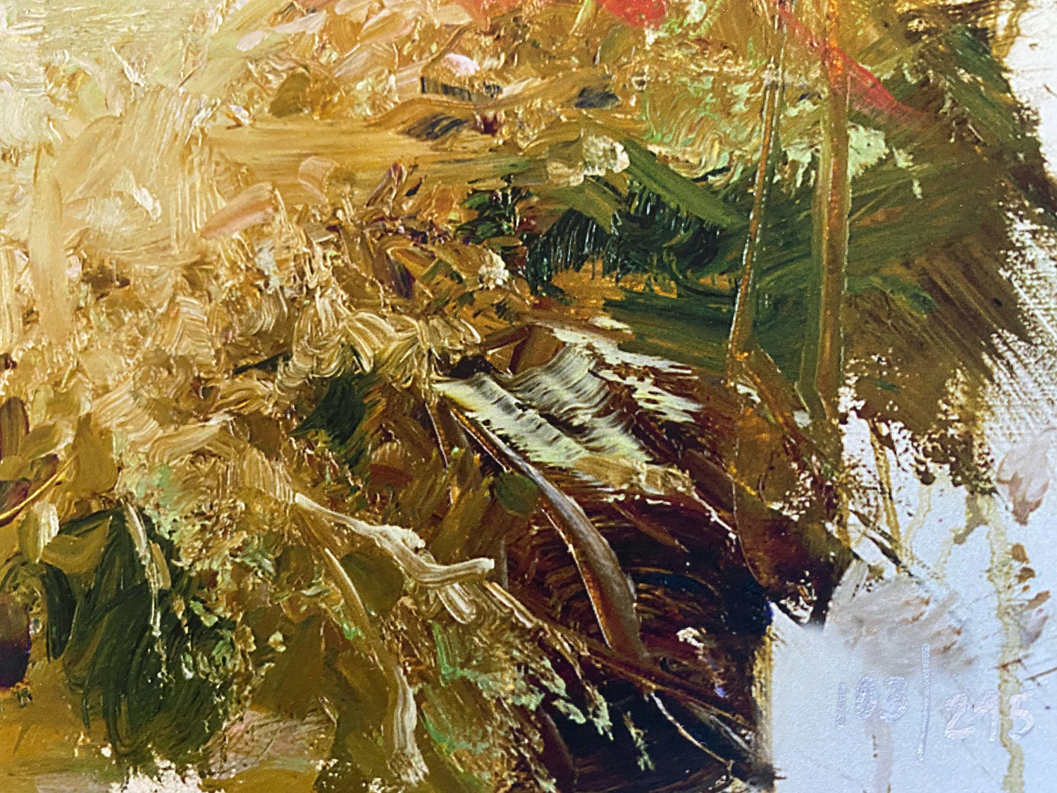 Tuscan Stroll Pino Daeni Giclée Print Artist Hand Signed and Numbered