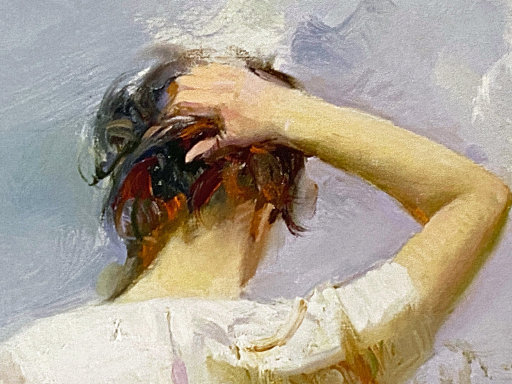 Tuscan Stroll Pino Daeni Giclée Print Artist Hand Signed and Numbered