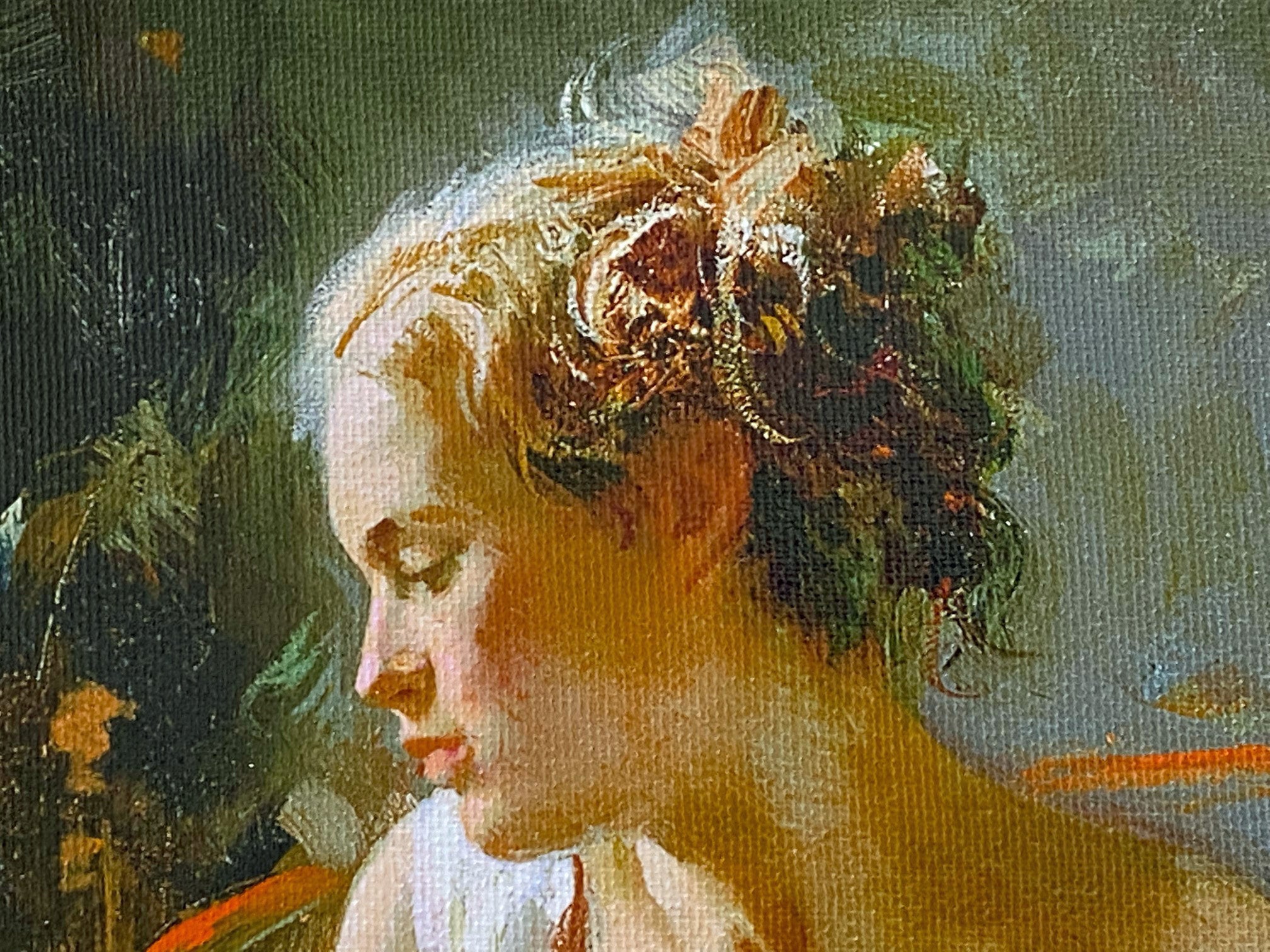 Morning Breeze Pino Daeni Canvas Giclée Print Artist Hand Signed and Numbered