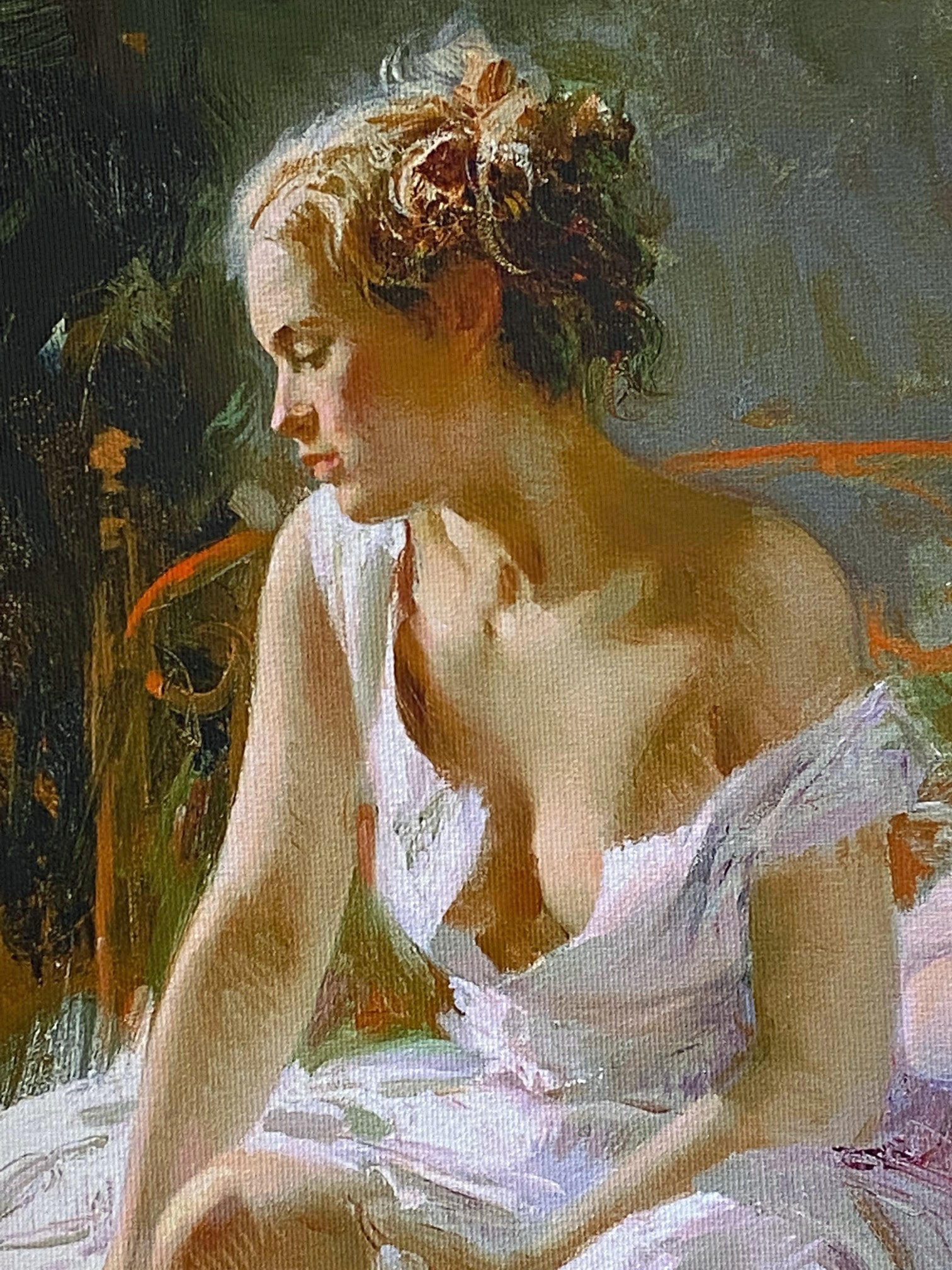 Morning Breeze Pino Daeni Canvas Giclée Print Artist Hand Signed and Numbered