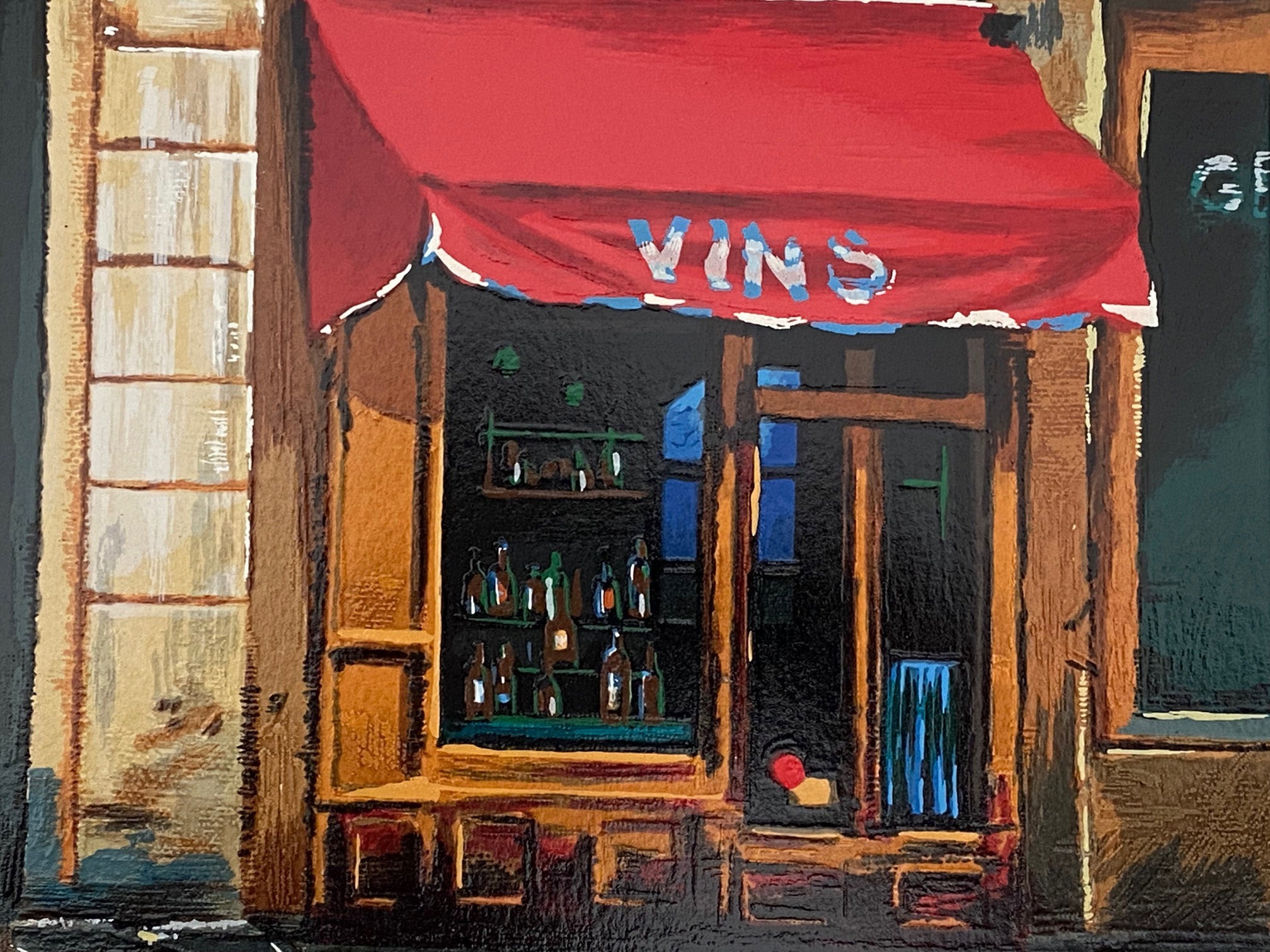 Bar Astrid Alexander Borewko Artist Proof Serigraph Artist Hand Signed and AP Numbered