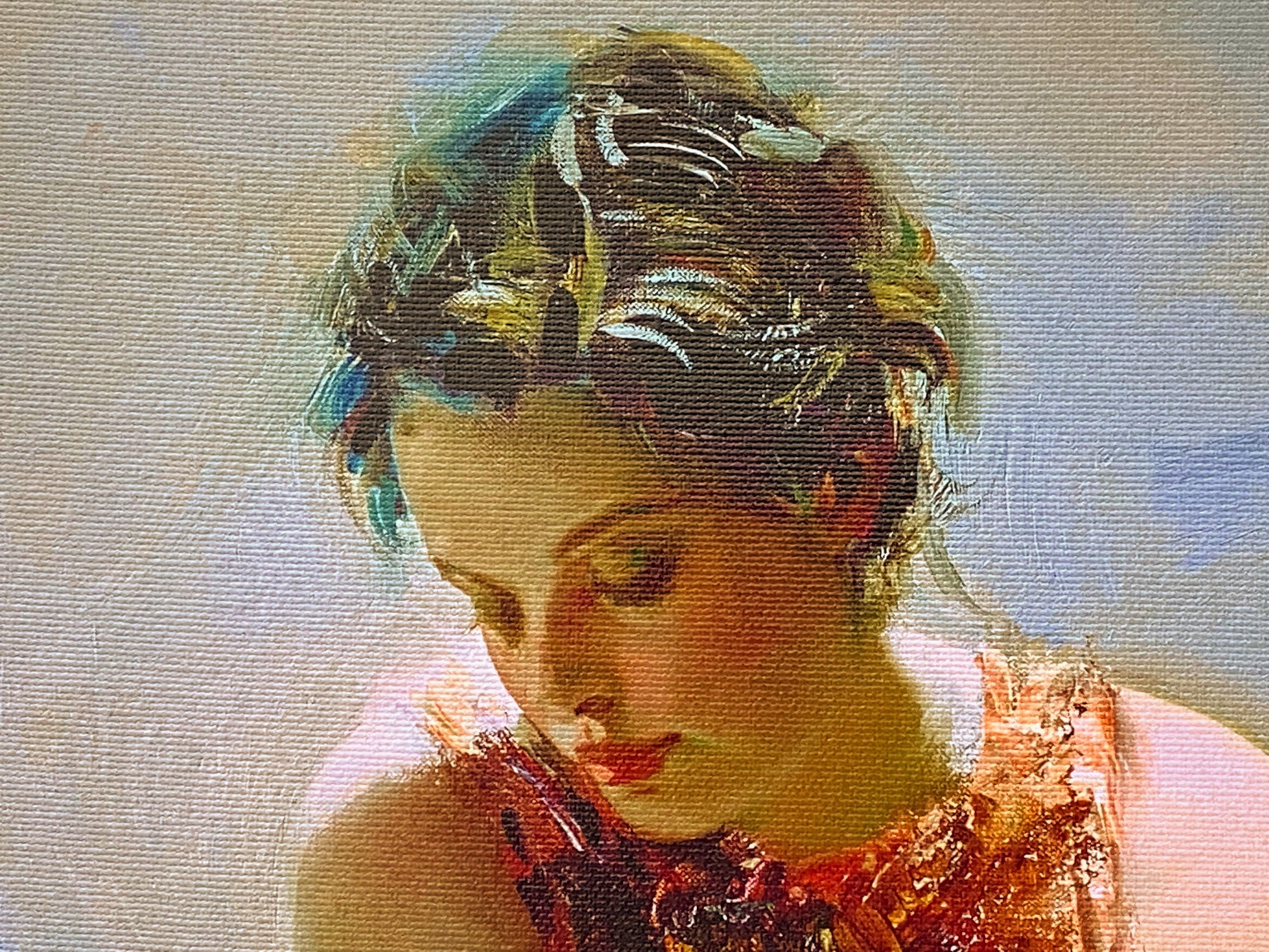 Solace Pino Daeni Giclée on Canvas Artist Hand Signed and Numbered