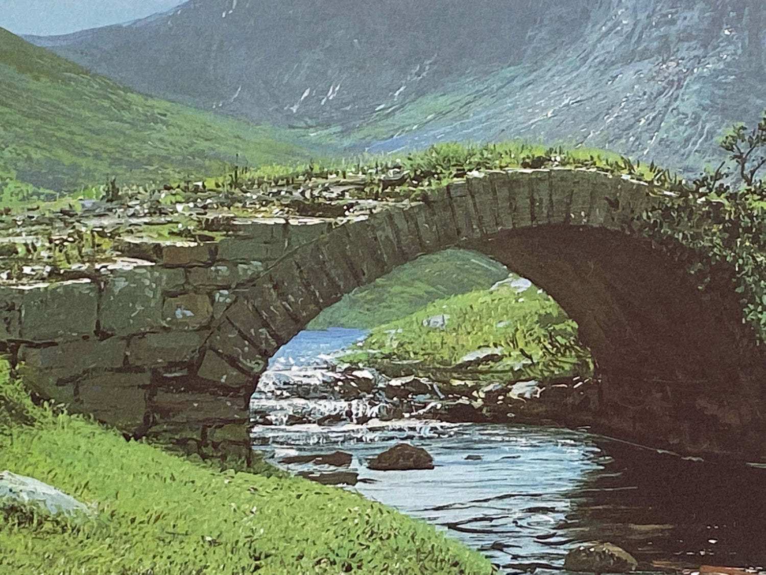 Cronaniy Burn Peter Ellenshaw Artist Proof Lithograph Artist Hand Signed Numbered