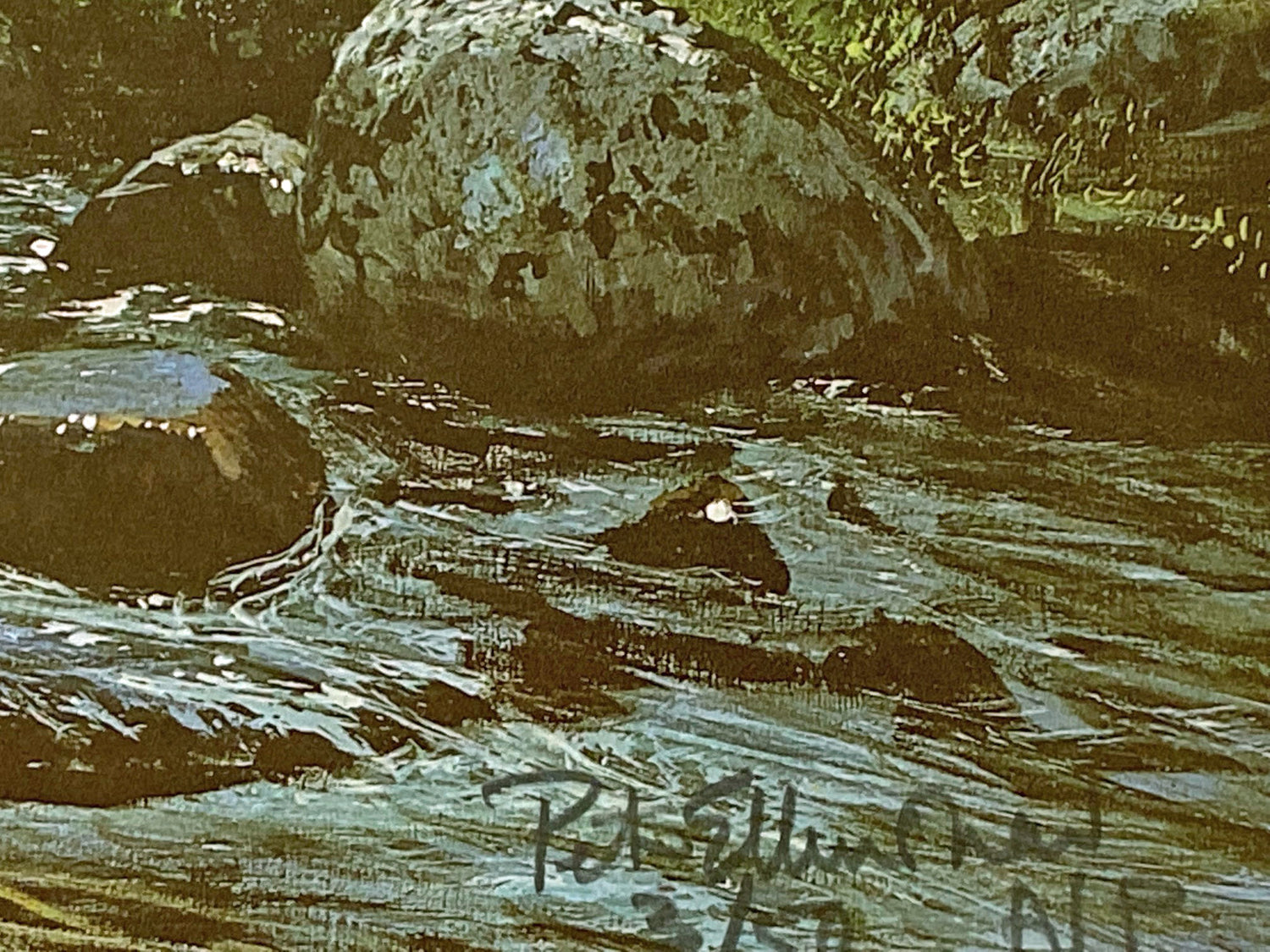 Cronaniy Burn Peter Ellenshaw Artist Proof Lithograph Artist Hand Signed Numbered