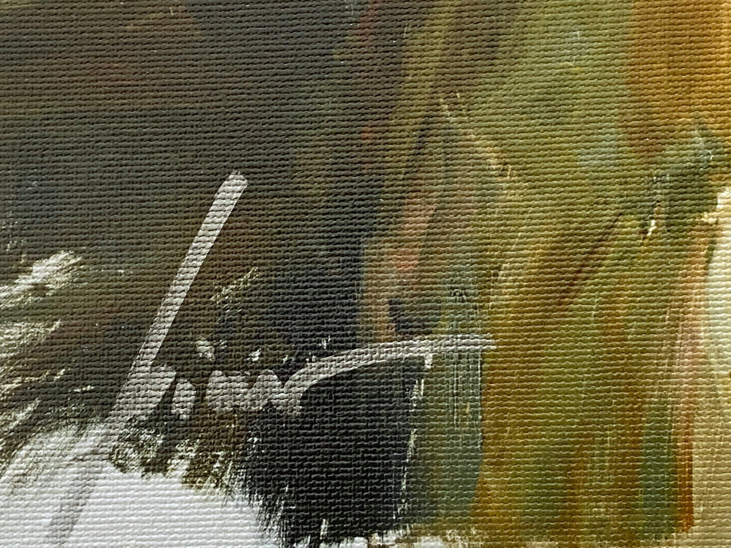 Yellow Shawl Pino Daeni Canvas Giclée Print Artist Hand Signed and Numbered