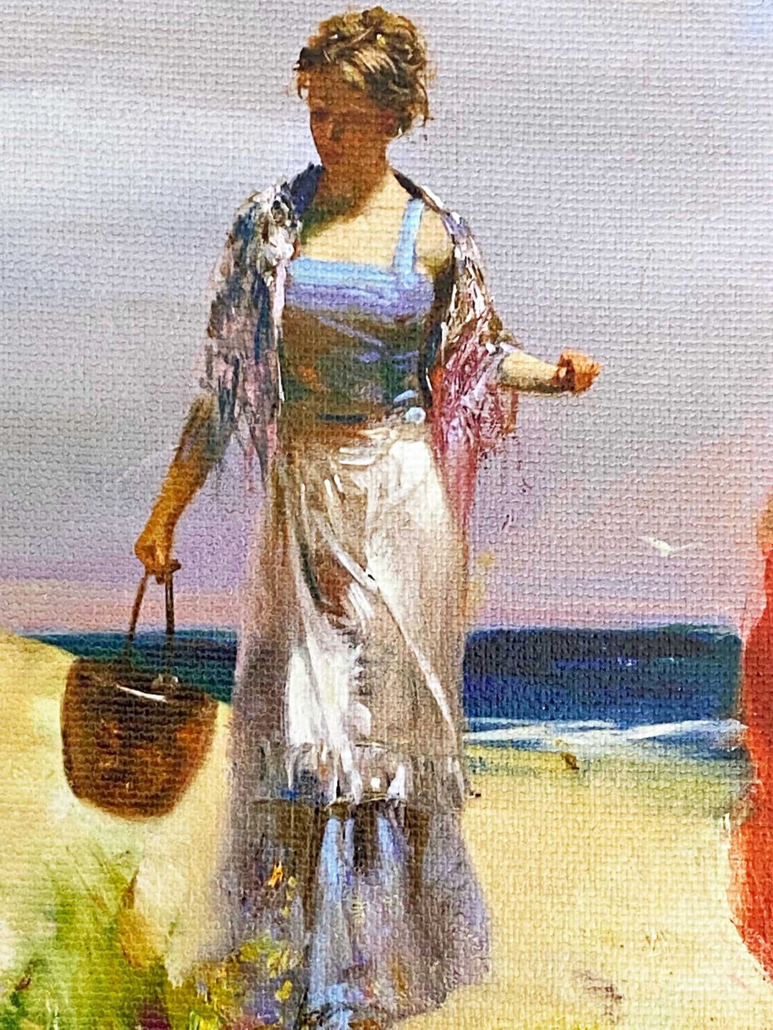 Breezy Days Pino Daeni Canvas Giclée Print Artist Hand Signed and Numbered
