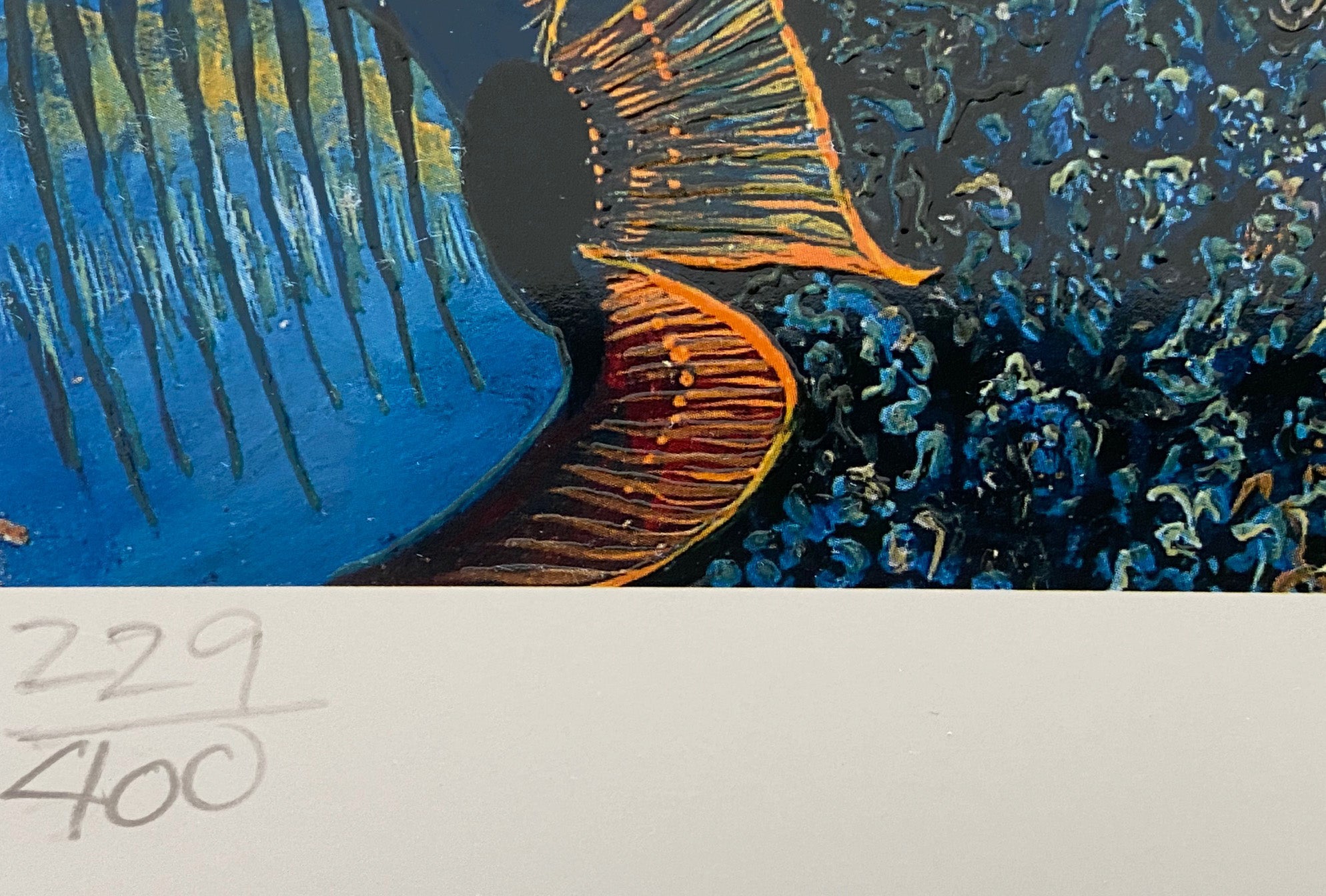 Wonders of Mahea Lani Robert Lyn Nelson Mixed Media Print Artist Hand Signed and Numbered