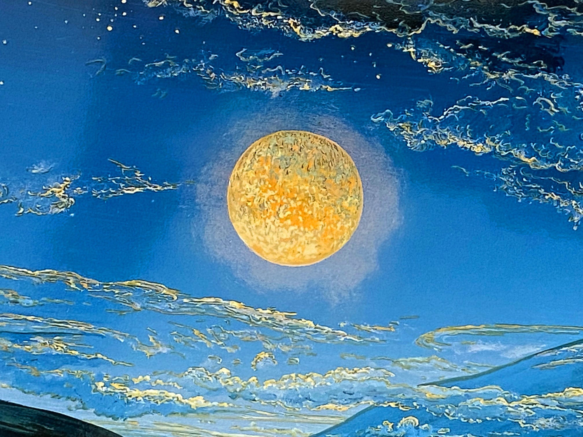 Wonders of Mahea Lani Robert Lyn Nelson Mixed Media Print Artist Hand Signed and Numbered