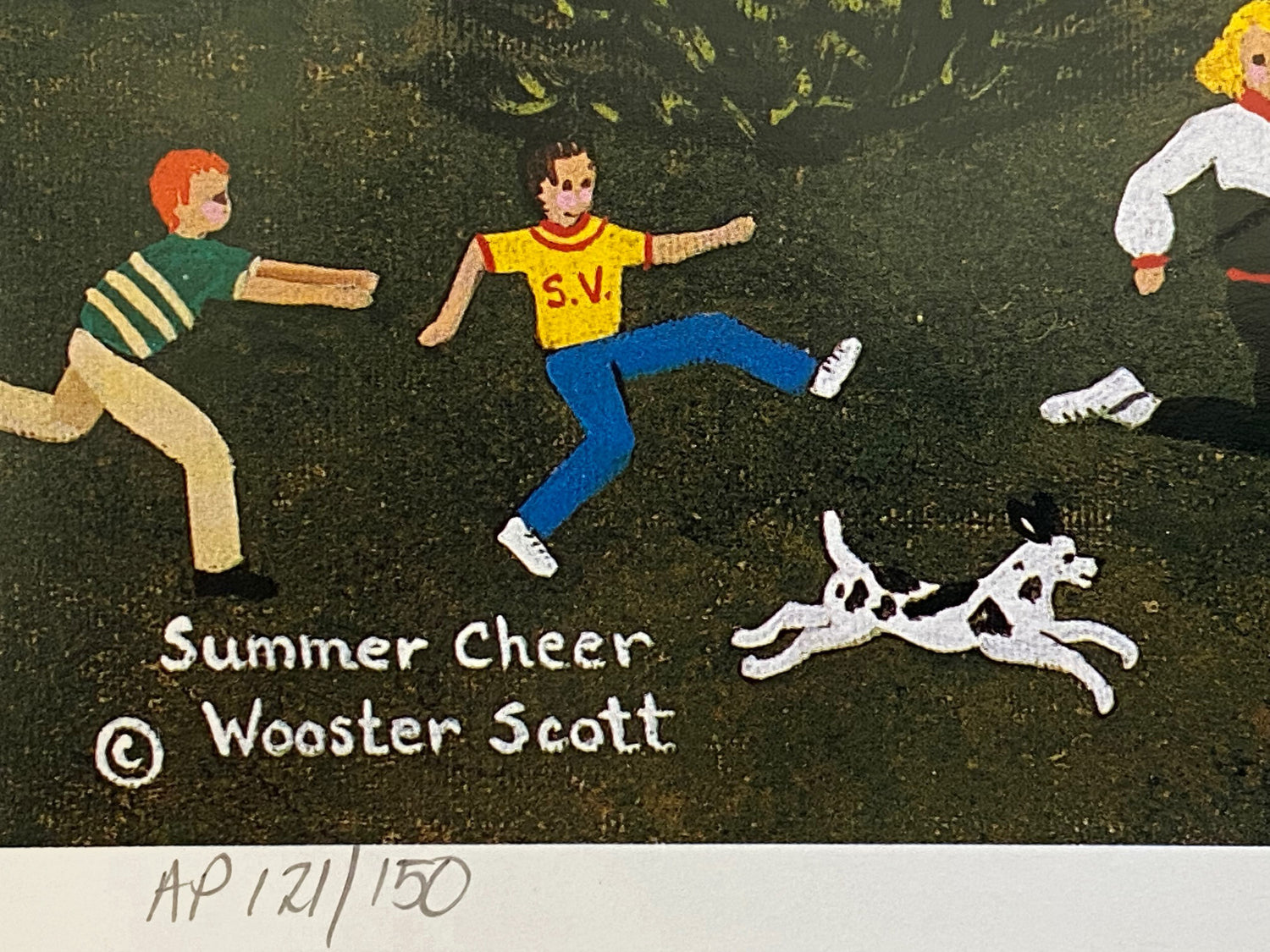 Summer Cheer Jane Wooster Scott Artist Proof Lithograph Print Artist Hand Signed and AP Numbered