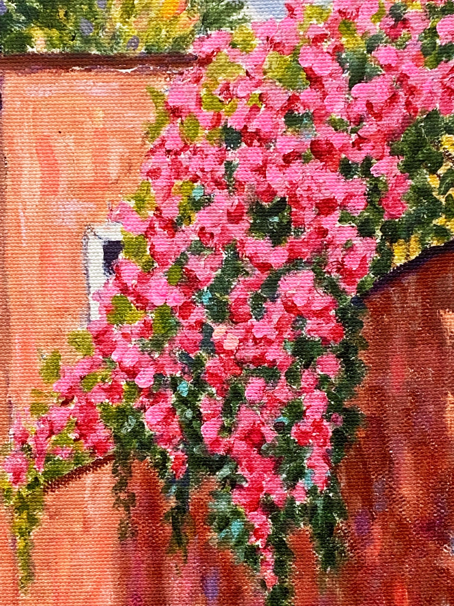 San Angel Diane Monet Canvas Giclée Print Artist Hand Signed and Numbered