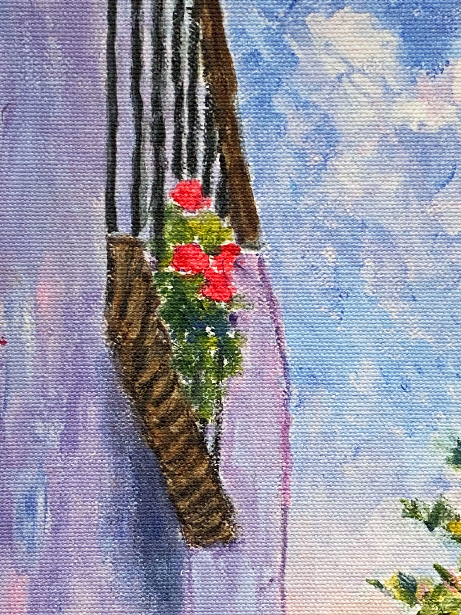 San Angel Diane Monet Canvas Giclée Print Artist Hand Signed and Numbered