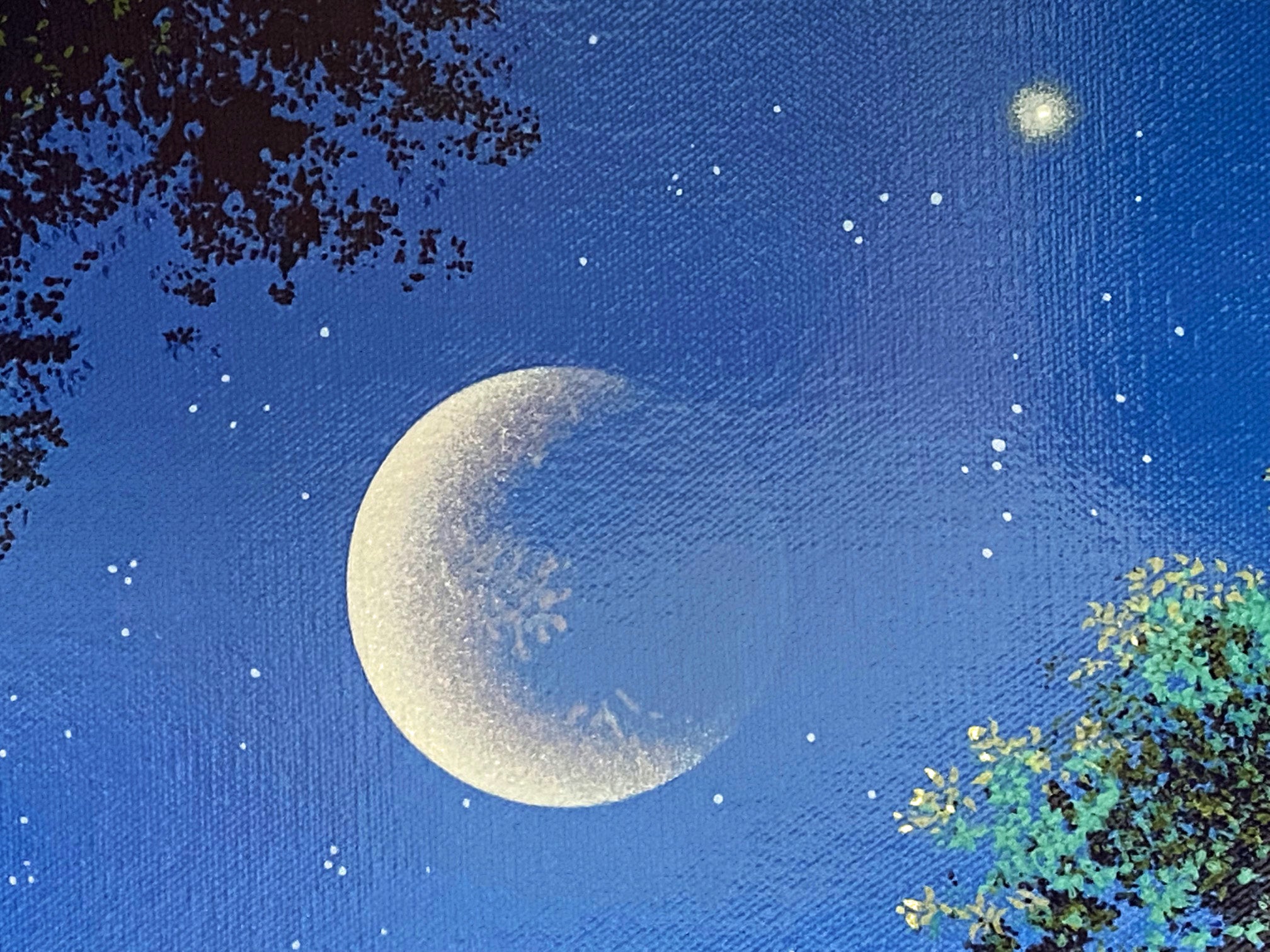 Venus Rising Jim Buckels Serigraph on Canvas Artist Hand Signed and Roman Numeral Numbered