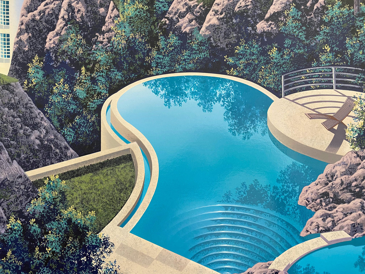Venus Rising Jim Buckels Serigraph on Canvas Artist Hand Signed and Roman Numeral Numbered