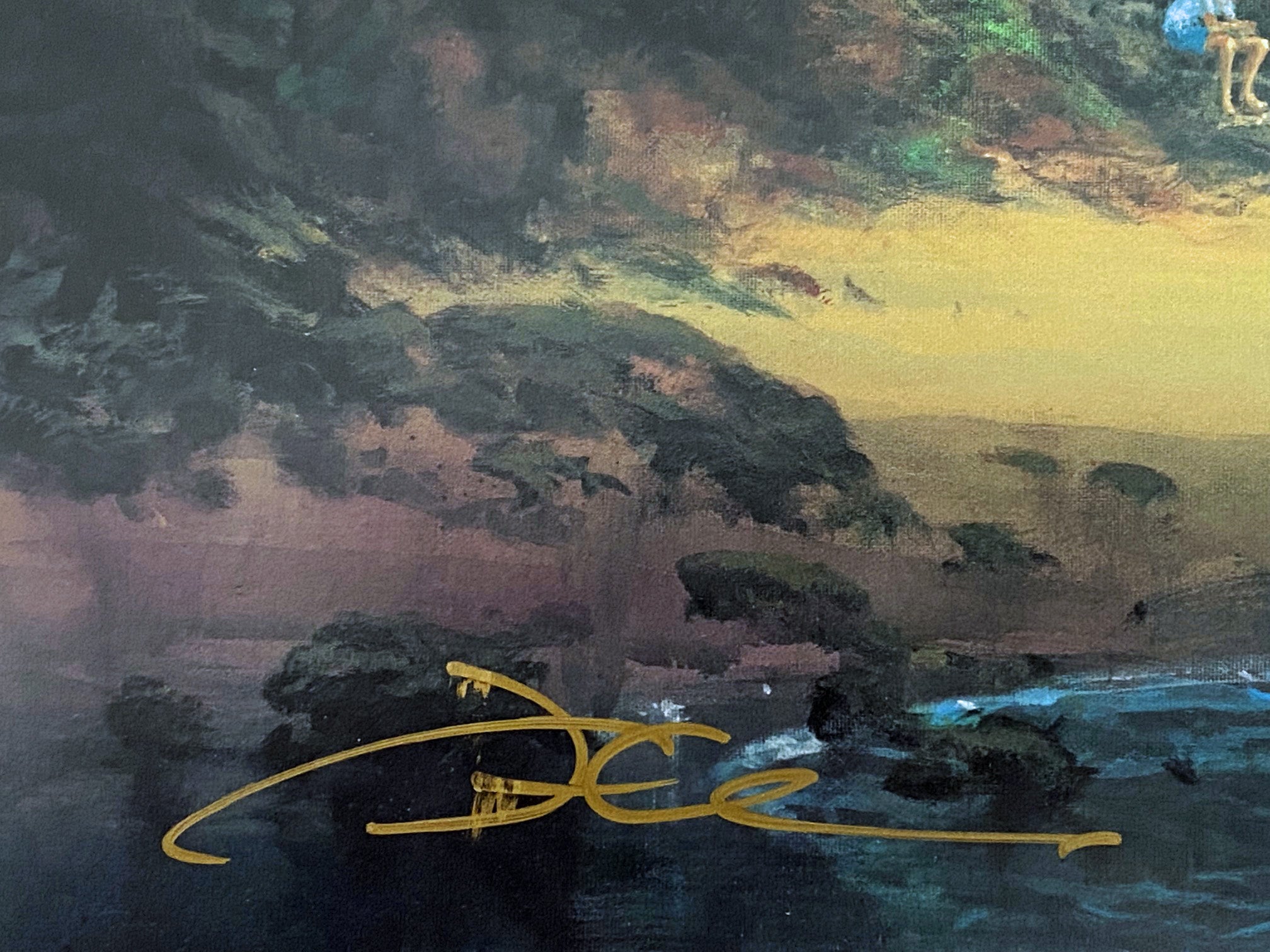 Alone With Our Hearts James Coleman Lithograph Print Artist Hand Signed and Numbered