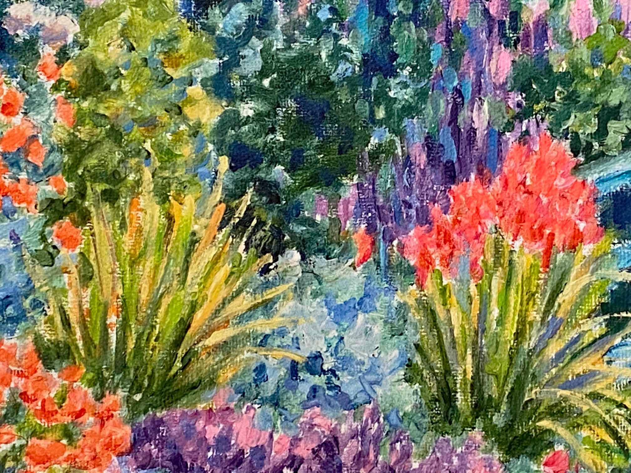 Afternoon Moments Diane Monet Canvas Giclée Print Artist Hand Signed and Numbered